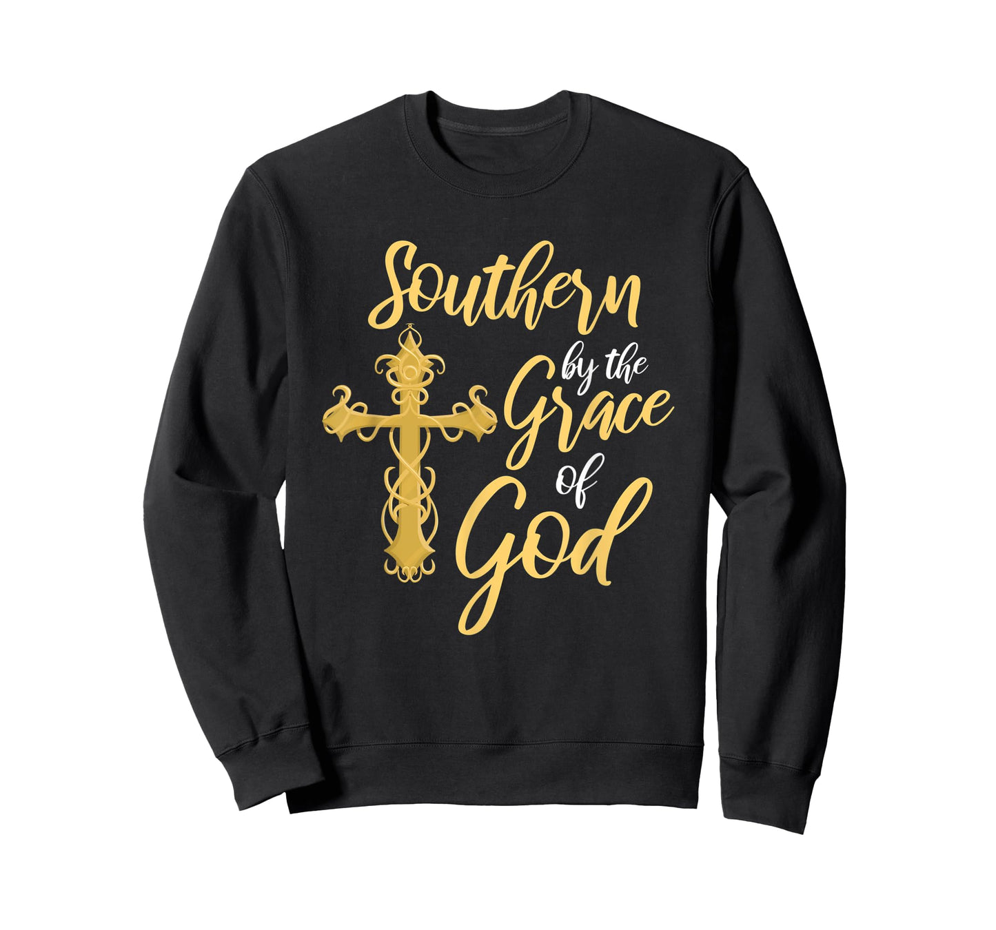 Southern By The Grace of God Cross Proud Southerner T-Shirt