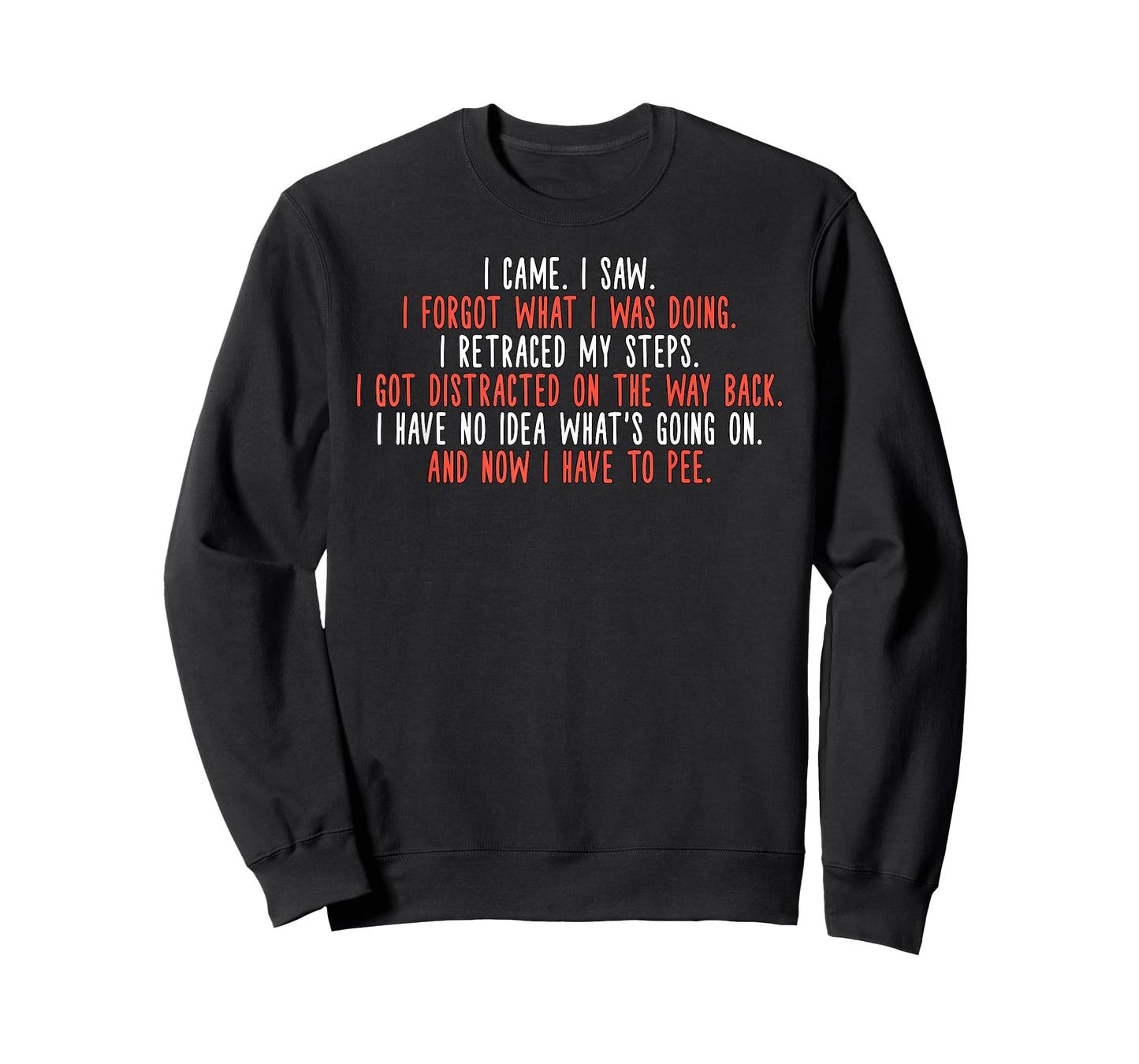 I Came I Saw I Got Distracted Funny Quote T-Shirt
