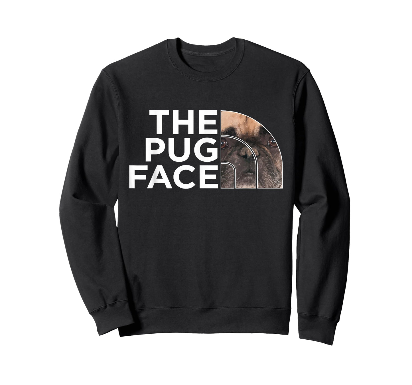 The Pug Face - Pup Puppy Owner Dog Lover Pet Breeder T-Shirt