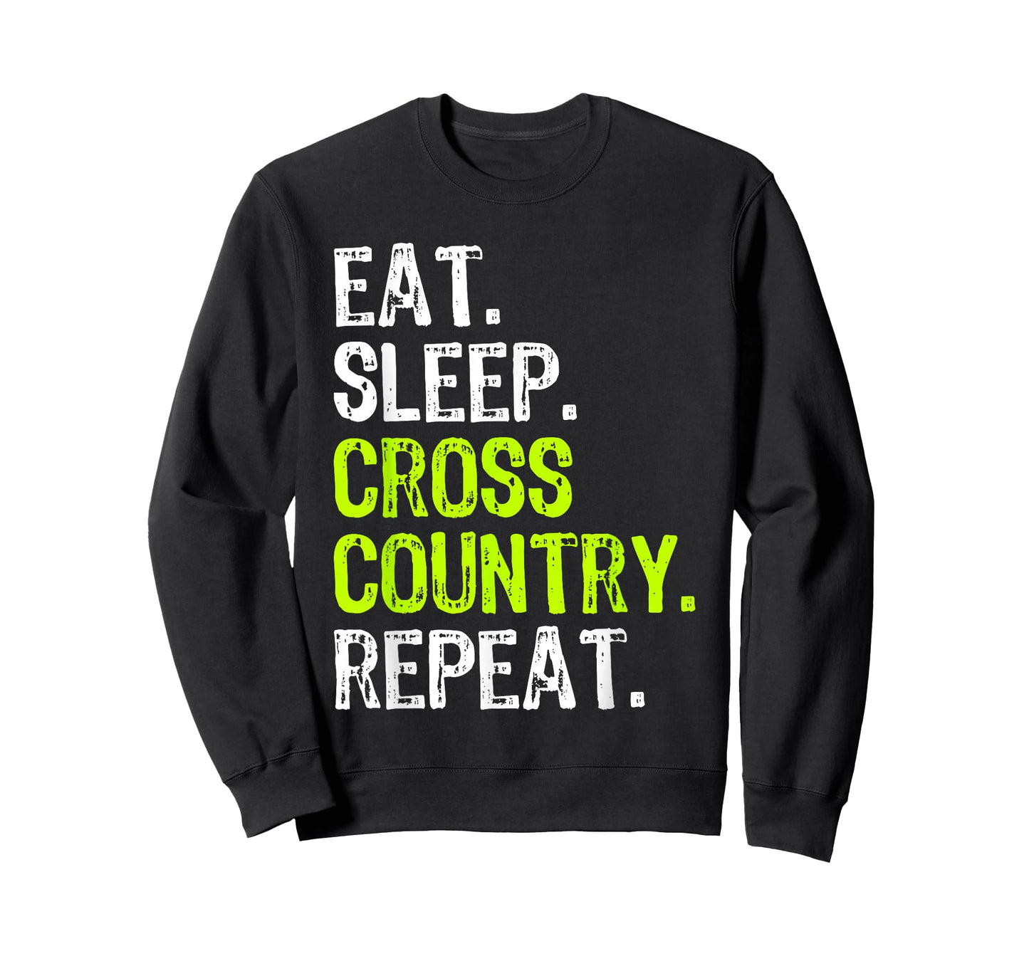 Eat Sleep Cross Country Repeat Running Runner Run Funny T-Shirt
