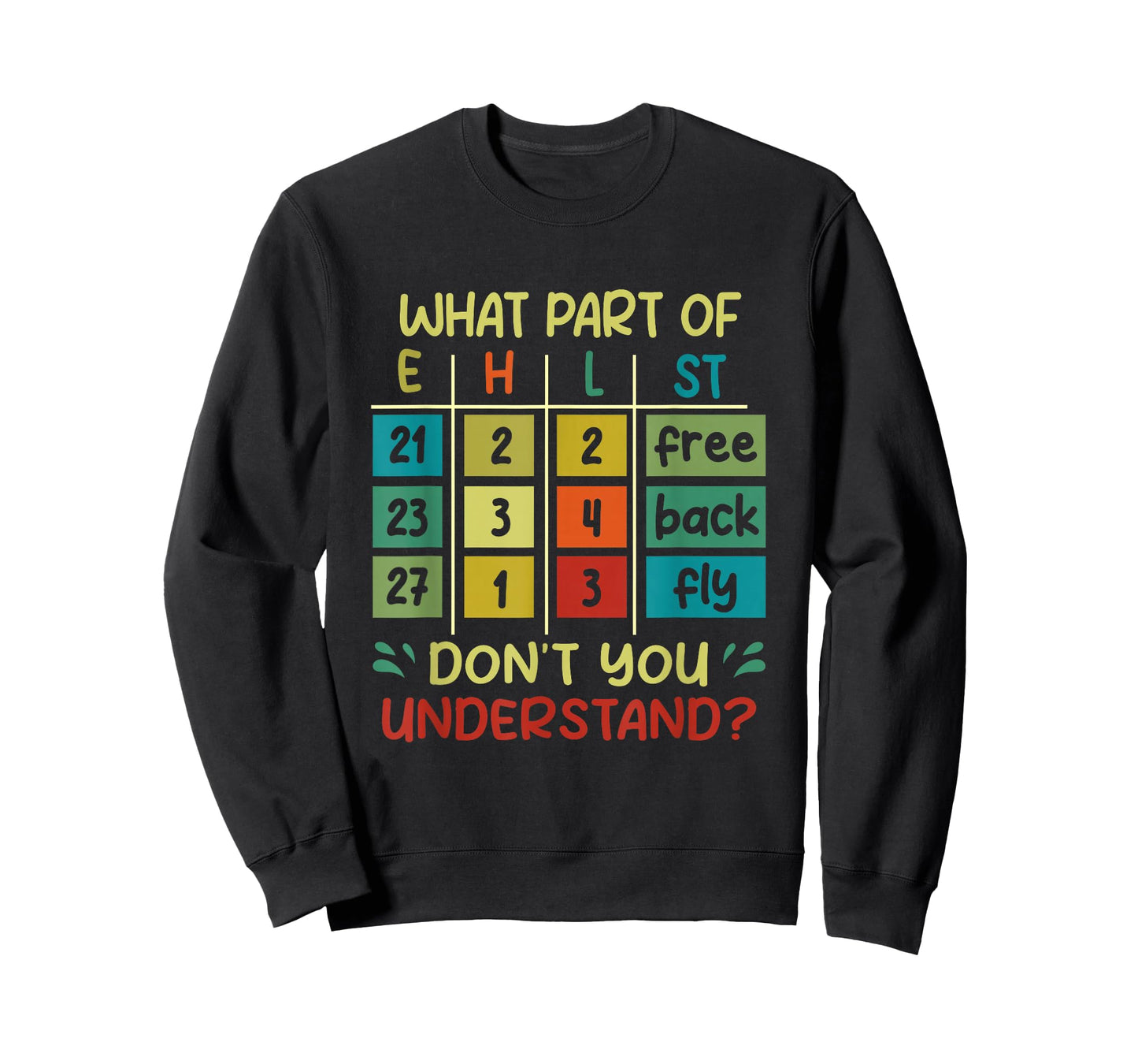 Swimming Swimmer What Part Not You Understand Swim Team T-Shirt