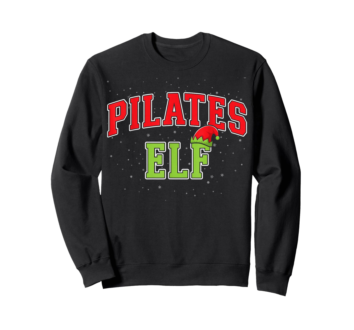 Pilates Elf Christmas Family Matching Group Xmas T-Shirt
