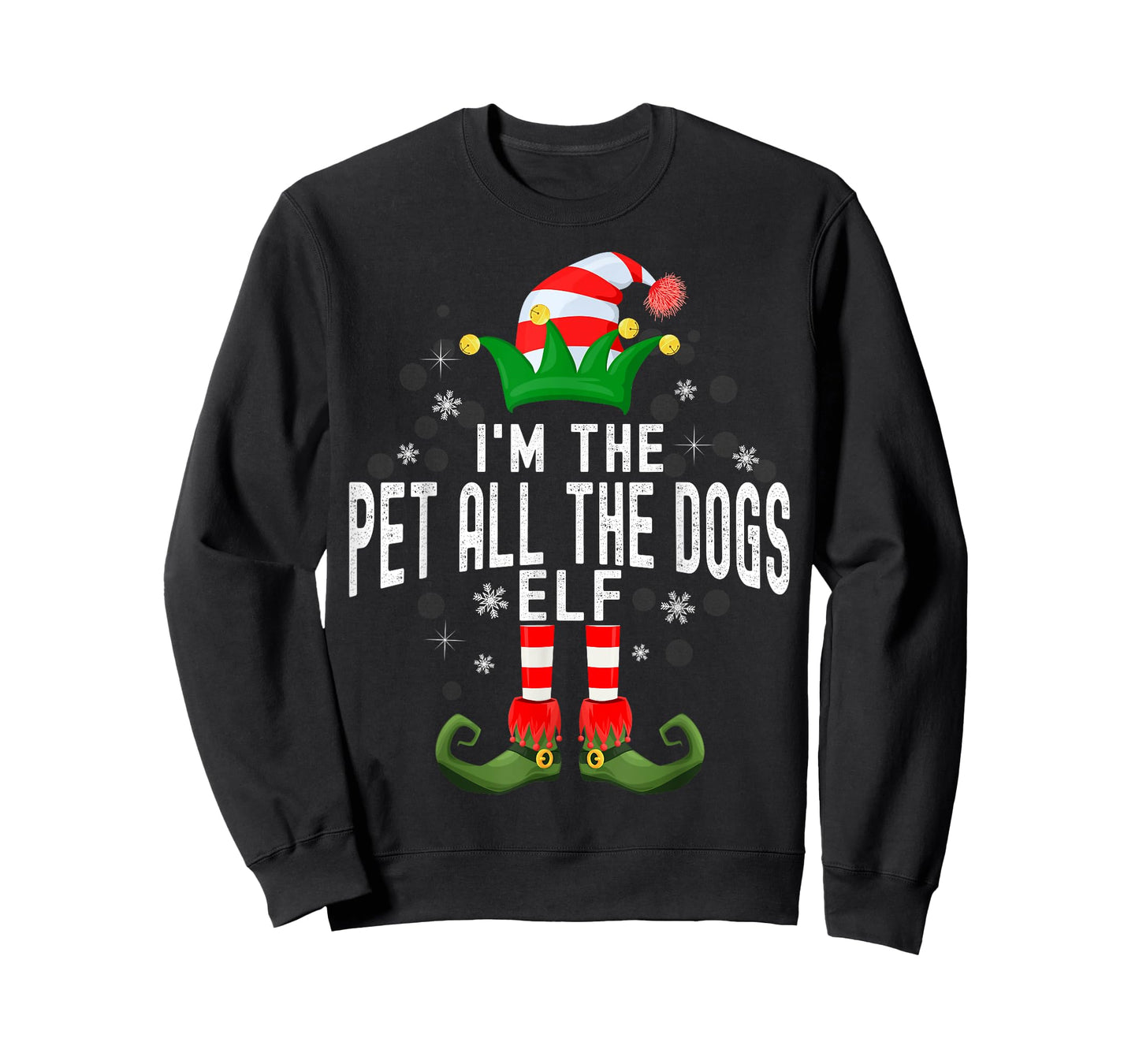 I'm The Pet All The Dogs Elf Christmas Family PJS Costume T-Shirt