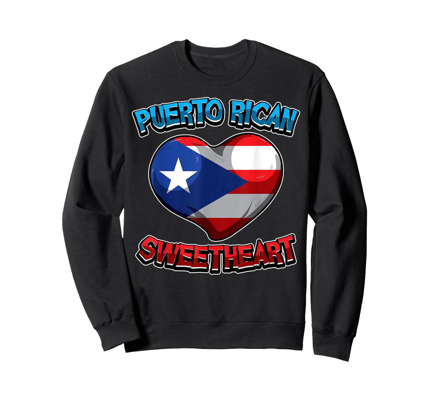 Puerto Rican Sweetheart - Puerto Rico Flag - Heart Love T-Shirt