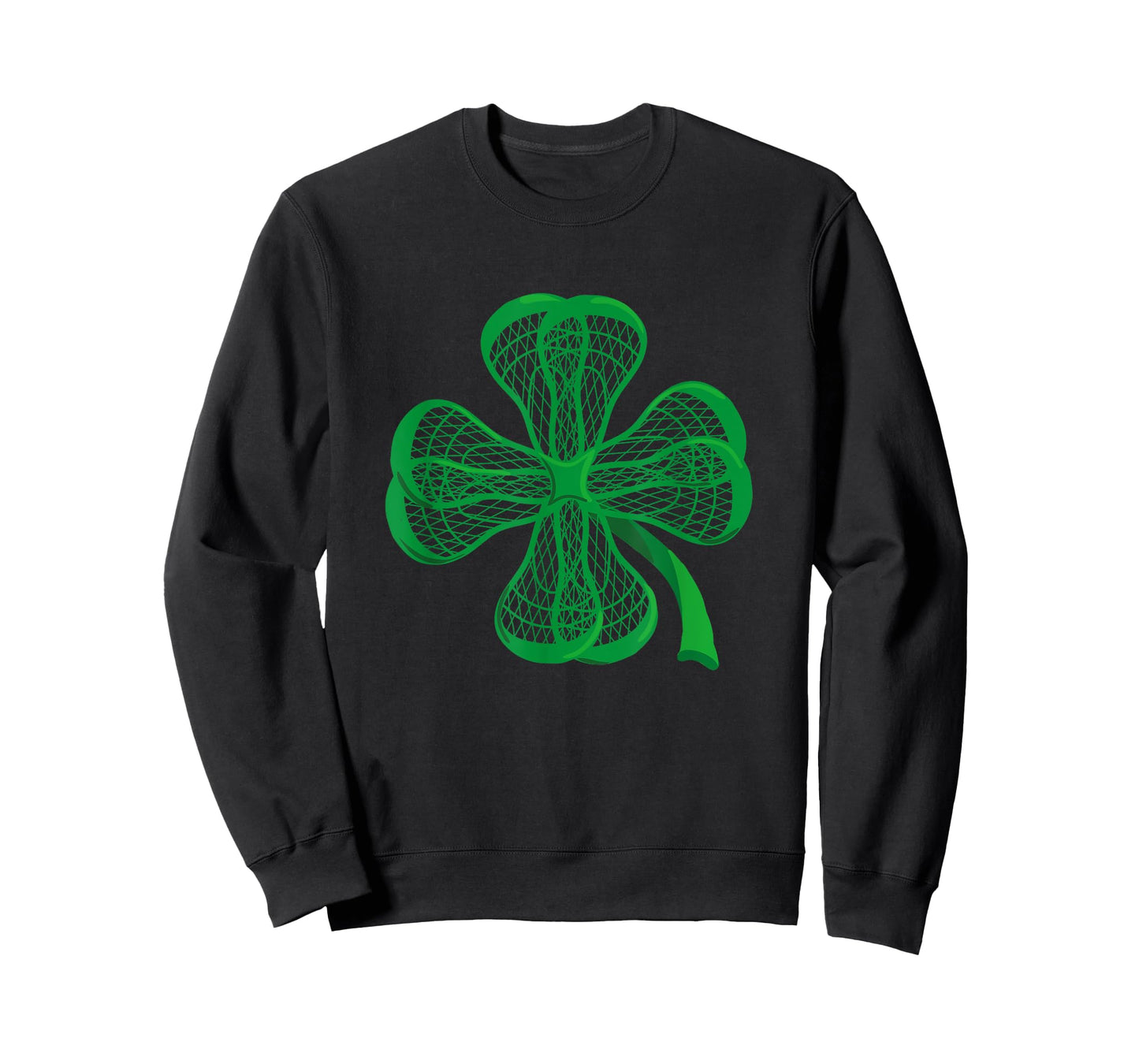 Lacrosse Sticks Shamrock clover irish lucky Lax T-Shirt gift T-Shirt