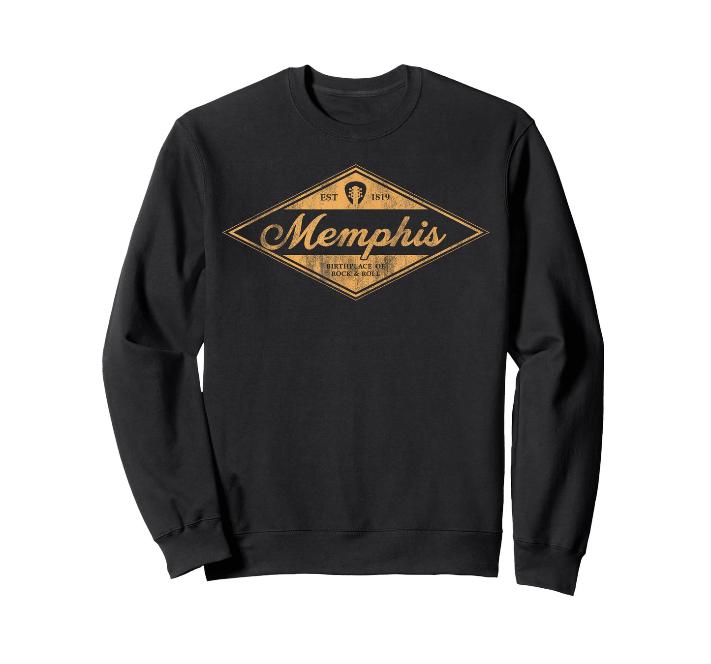 Retro Memphis Tennessee Guitar Rock Music Souvenir Graphic T-Shirt