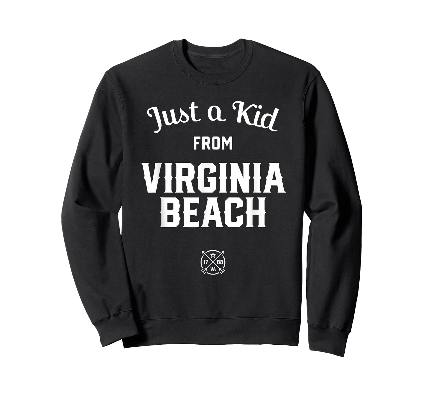 Just a Kid from Virginia Beach, Virginia State VA, VB Vah T-Shirt