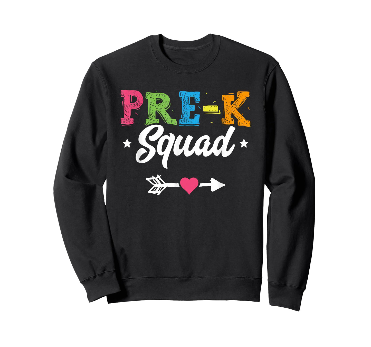 Pre-K Squad Teacher Student Kids Preschool Back To School T-Shirt