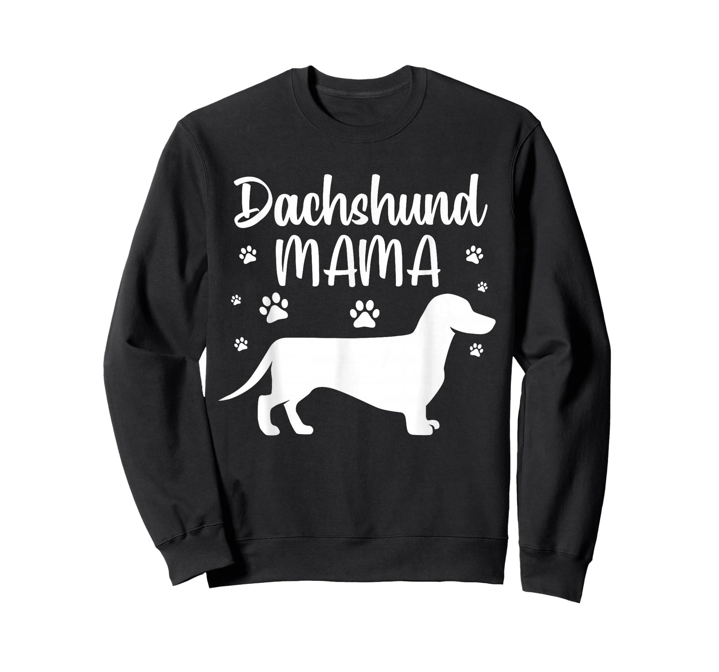 Funny Dachshund Mama Design For Women Girls Doxie Dog Lovers T-Shirt