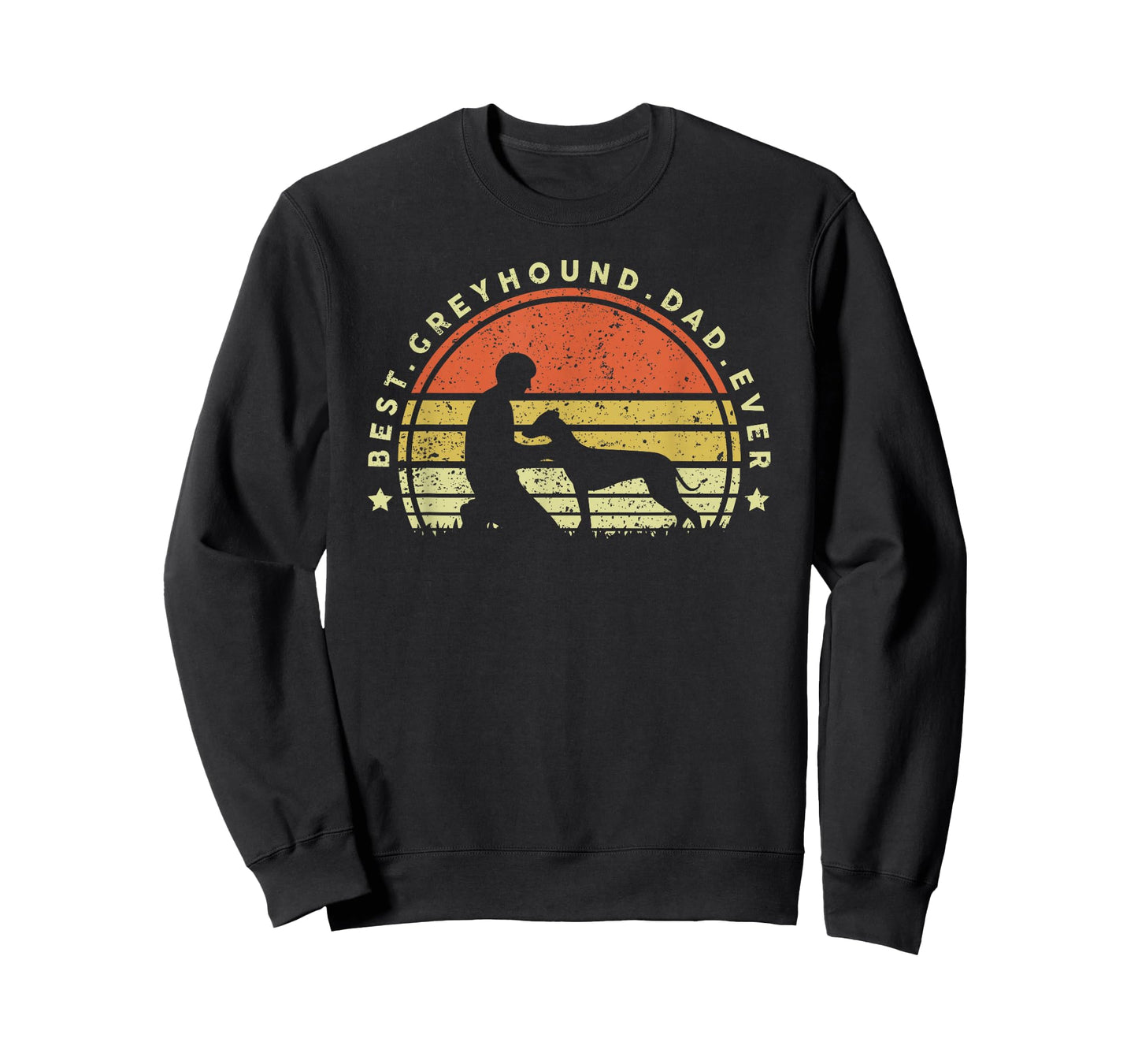Best Greyhound Dad Ever T Shirt Funny Love Fathers Day T-Shirt