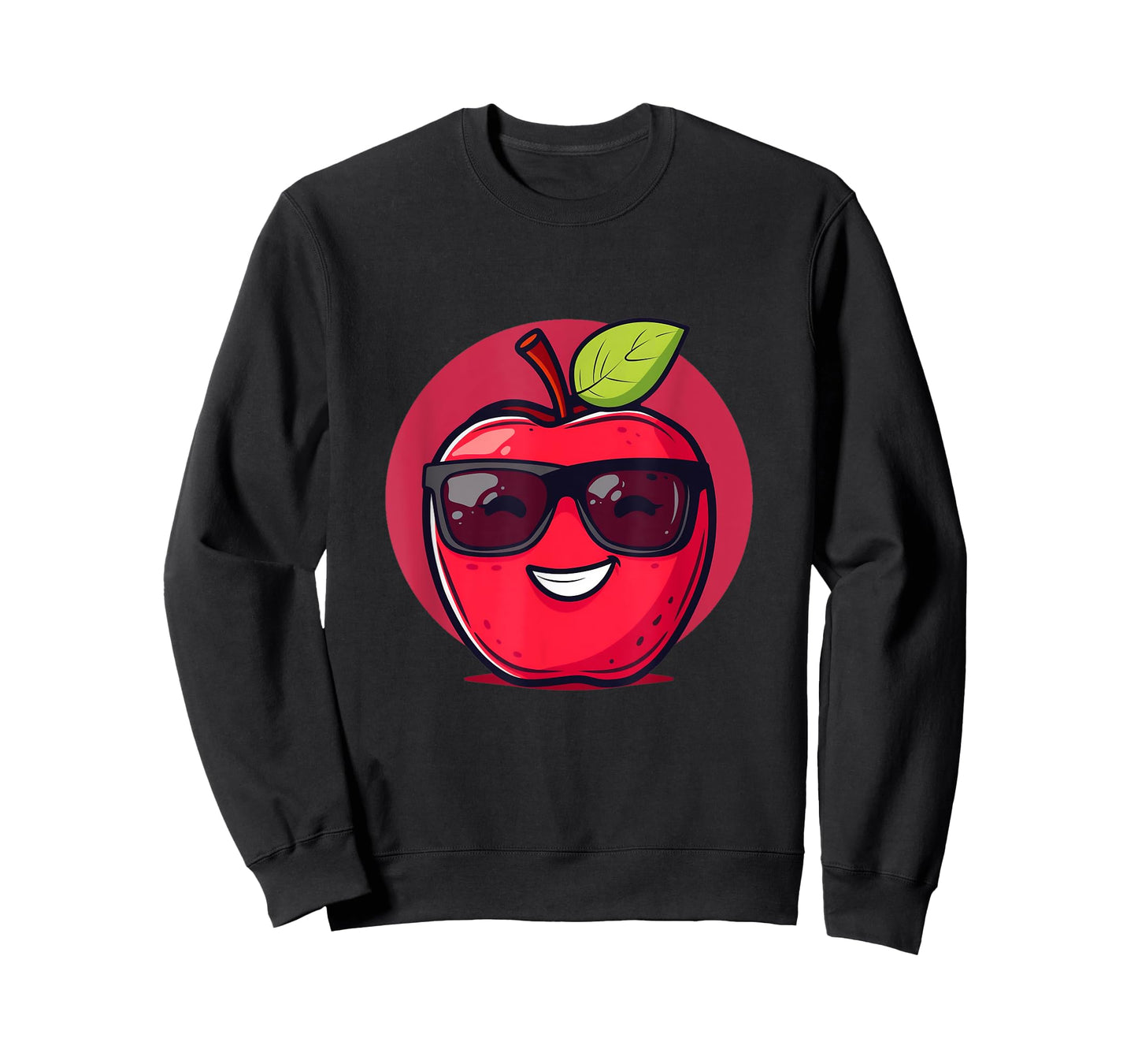 Funny red Apple with Sunglasses for Fruits Lovers T-Shirt