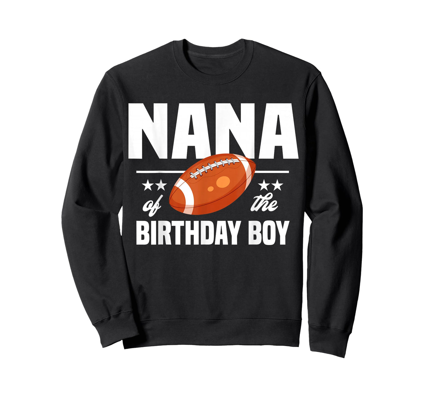 Nana of The Birthday Boy Football Party Outfit T-Shirt