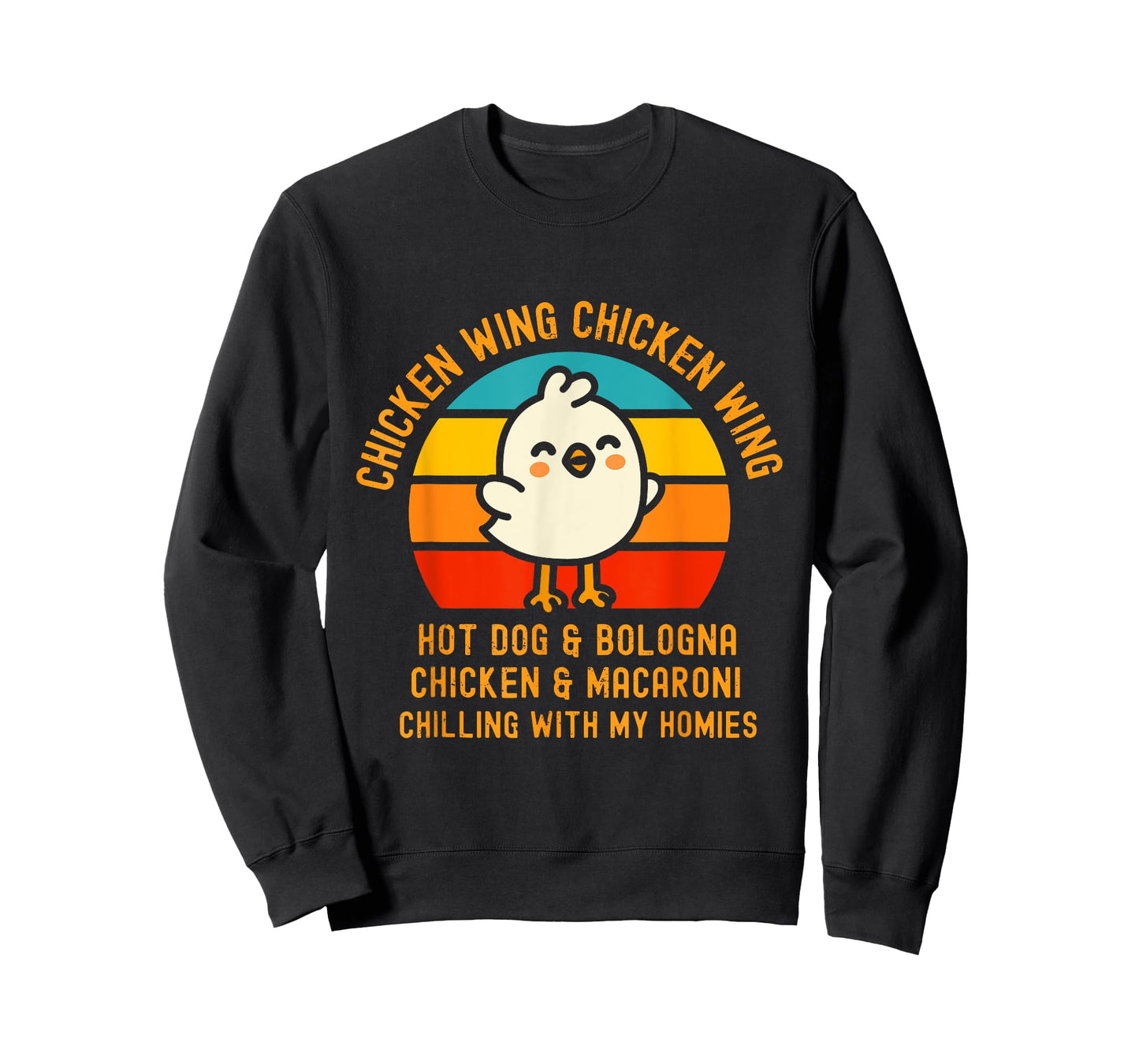 Chicken Wing Chicken Wing Hot Dog and Bologna Funny Toddler T-Shirt