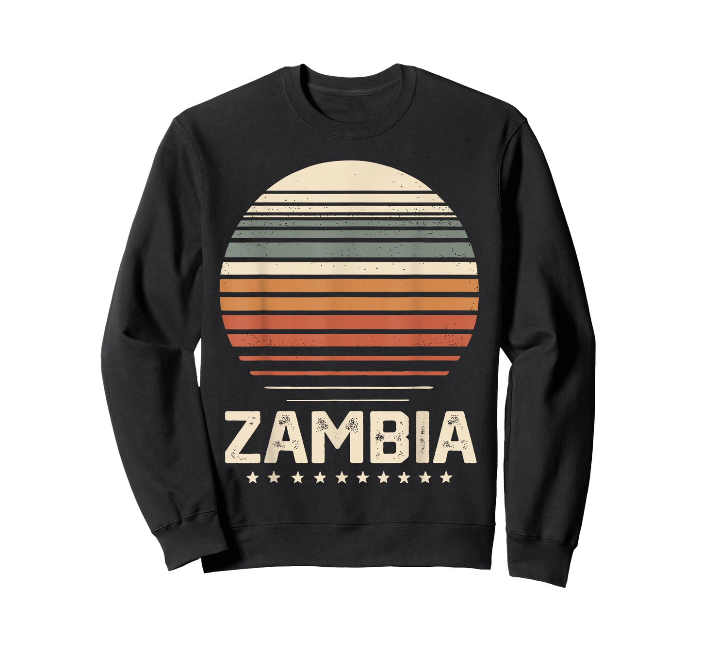 Zambia Vintage Retro I Love Zambia T-Shirt