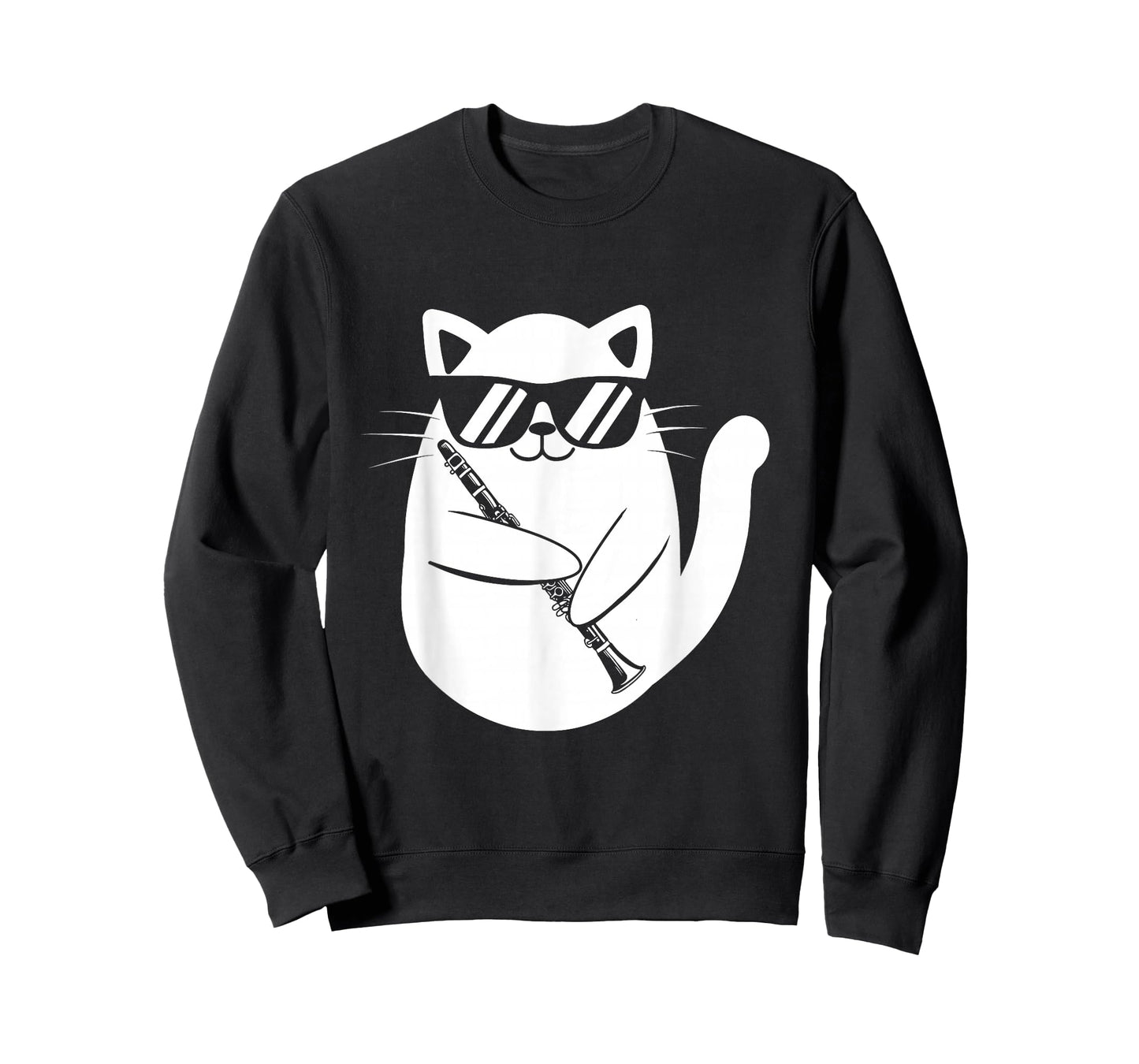 Clarinet Player - Cat Clarinetist Music Lover Marching Band T-Shirt