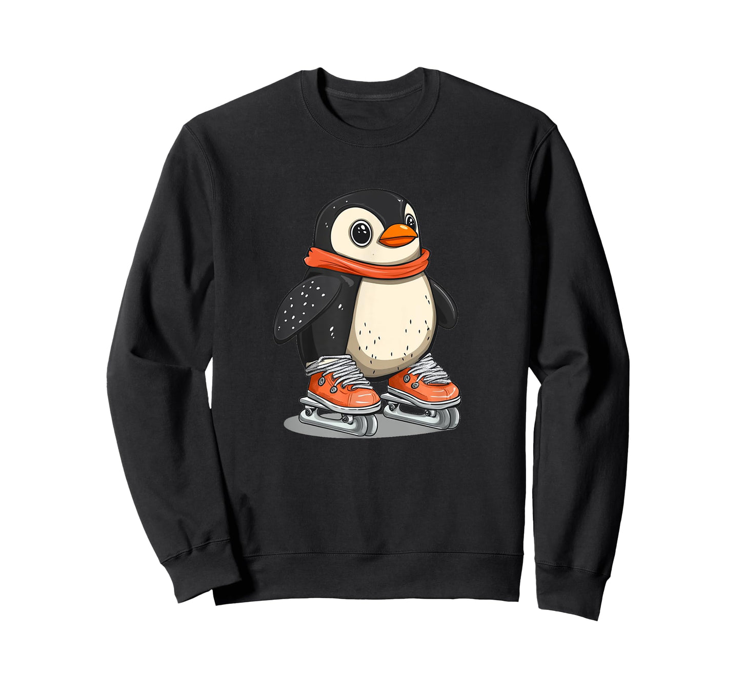 Pretty Penguin Loves Ice Skating for Dancer and Penguins T-Shirt