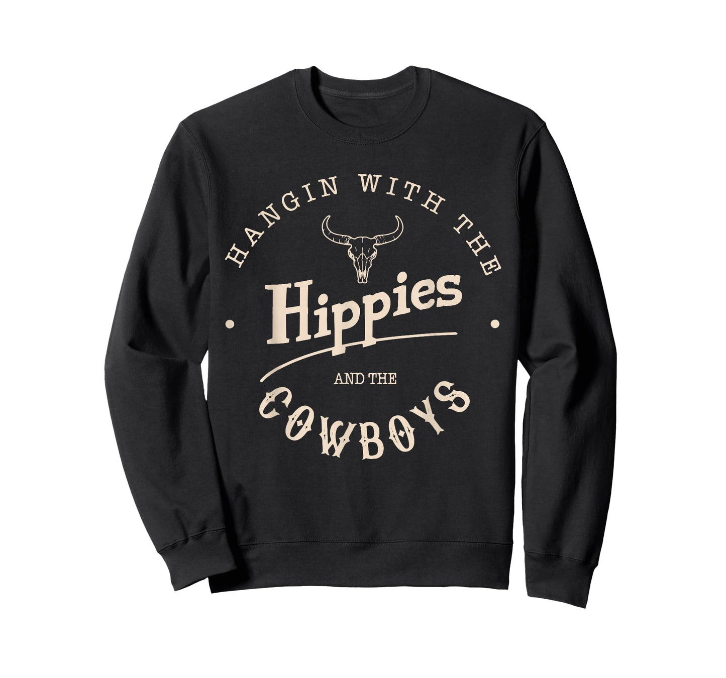Hangin With The Hippies And The Cowboys T-Shirt
