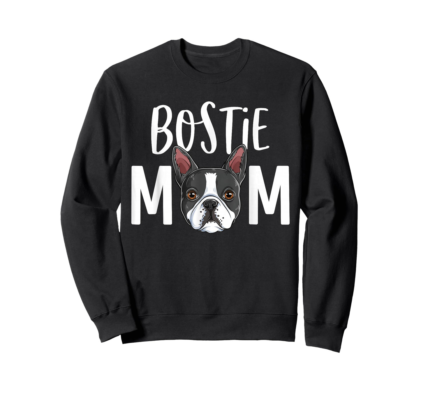 Funny Bostie Mom Boston Terrier Dog Mama Women T-Shirt