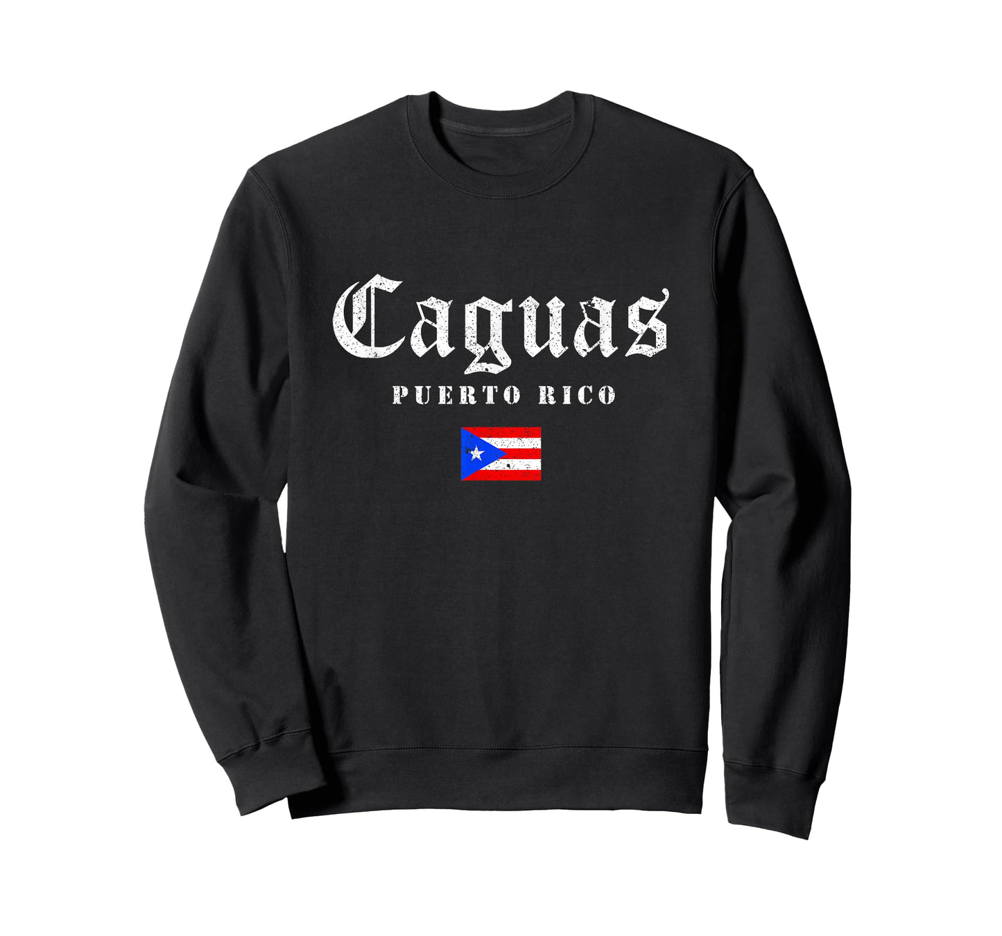 Vintage Caguas Puerto Rico Flag Pride Home Root Travel T-Shirt