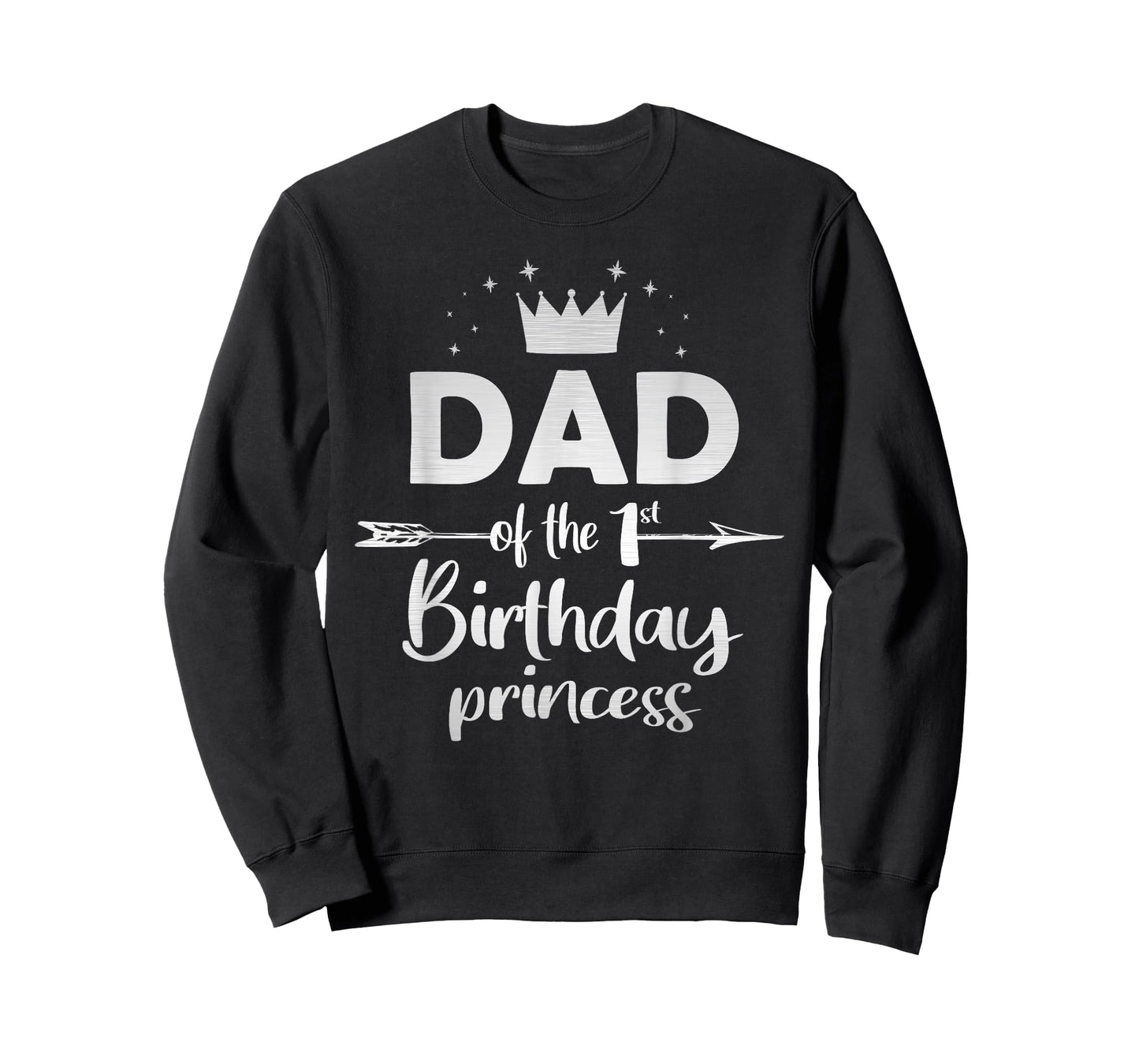 Dad Of The 1st Birthday Princess Girl 1 Years Old B-day T-Shirt