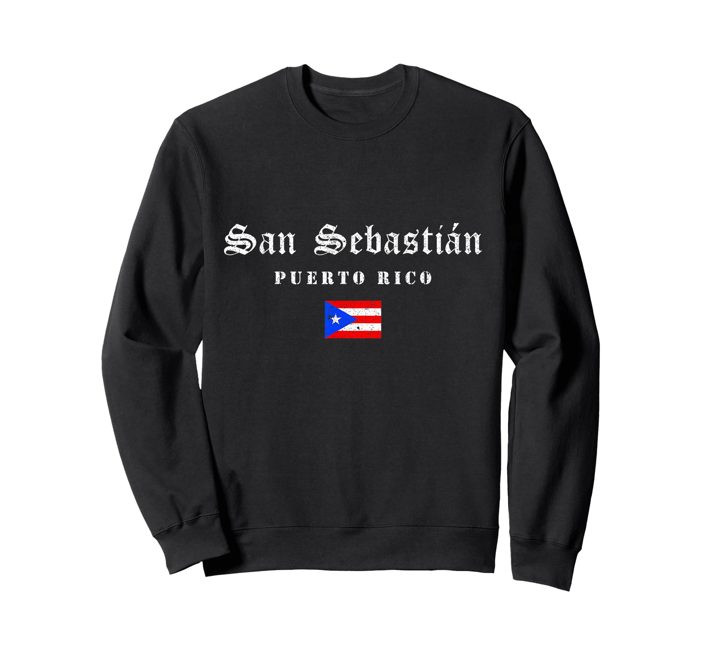 San Sebastián Puerto Rico Flag Pride Home Root Travel T-Shirt