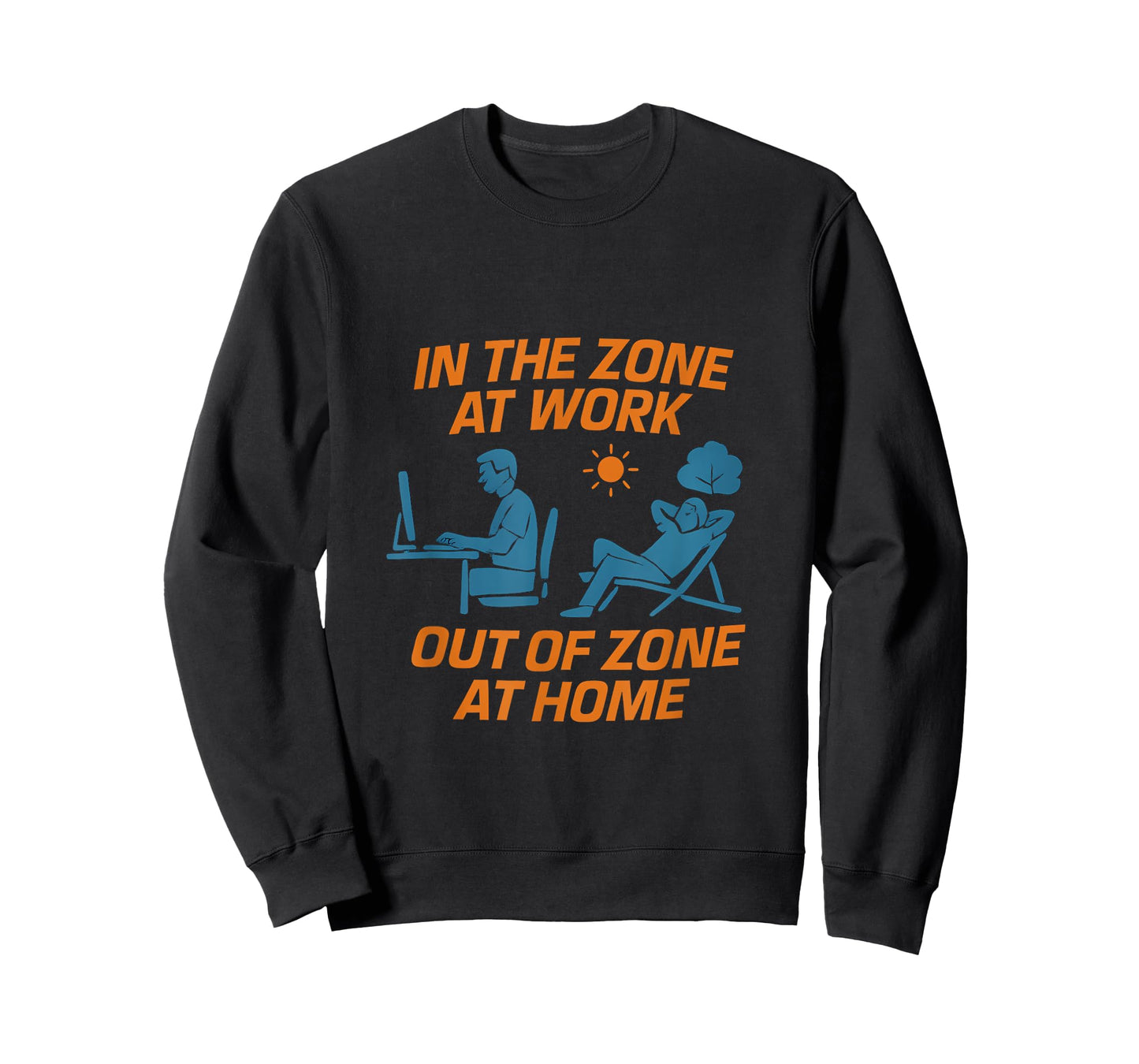 in The Zone at Work Out of Zone at Home Graphic T-Shirt