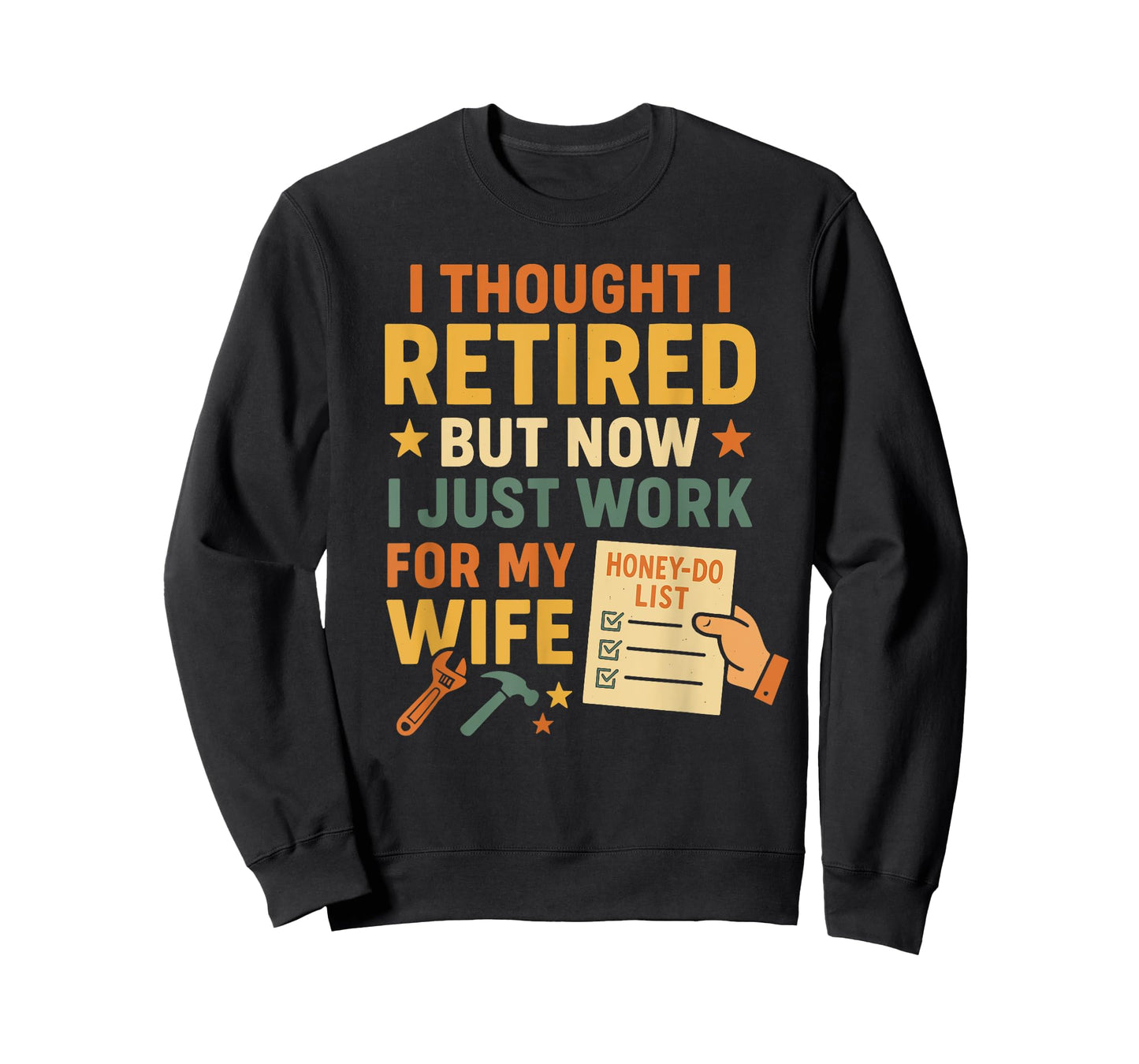 Funny Retired Husband Retirement Couples T-Shirt