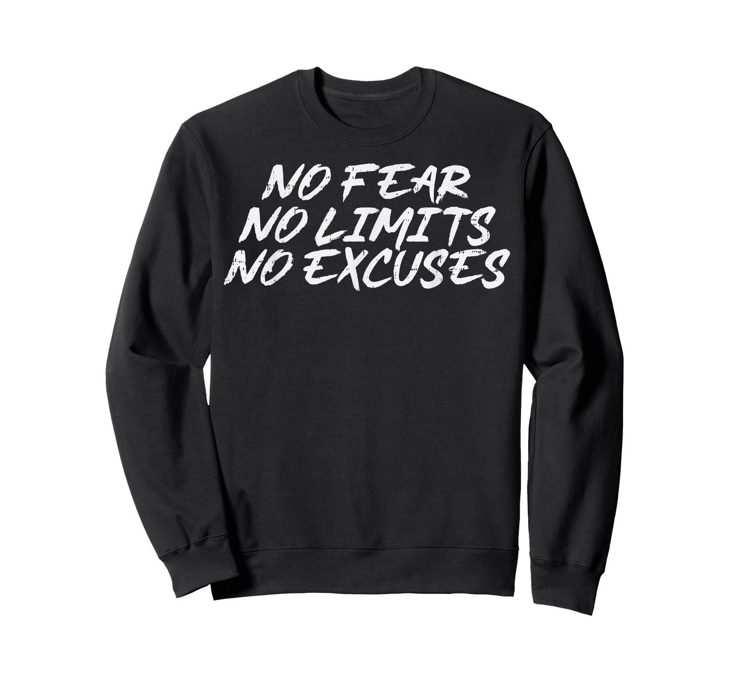 Gym No Fear Limit Excuses Workout Fitness Men Women Kids T-Shirt
