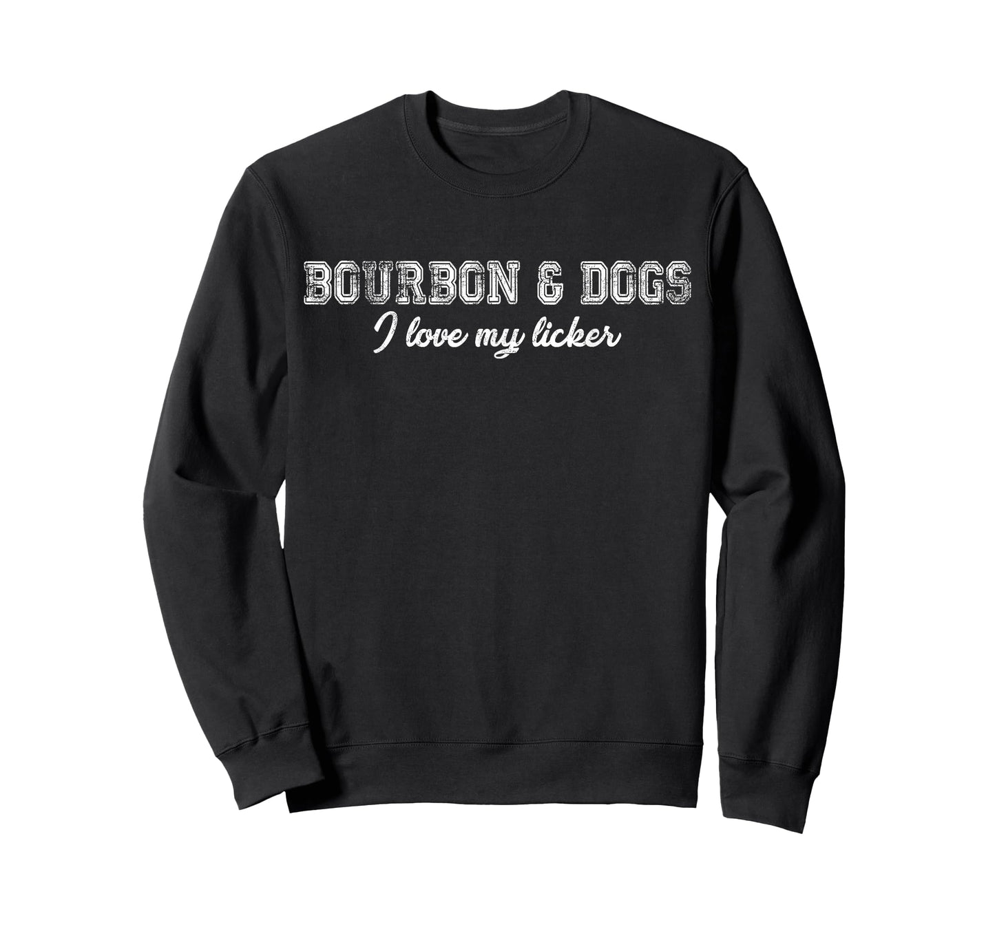 Bourbon and Dogs I Love My Licker Bourbon and Dog Lover T-Shirt