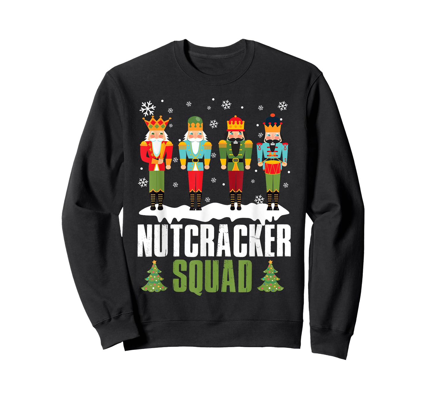 Nutcracker Squad Christmas Pajama Family Holiday Funny Xmas T-Shirt
