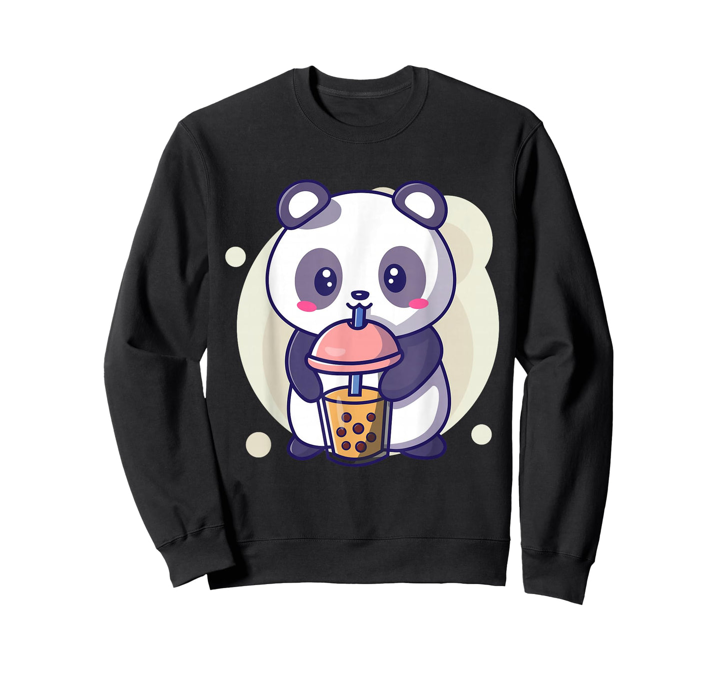 Cute Kawaii Panda Drinks Boba Bubble Tea Kawaii Aesthetic T-Shirt