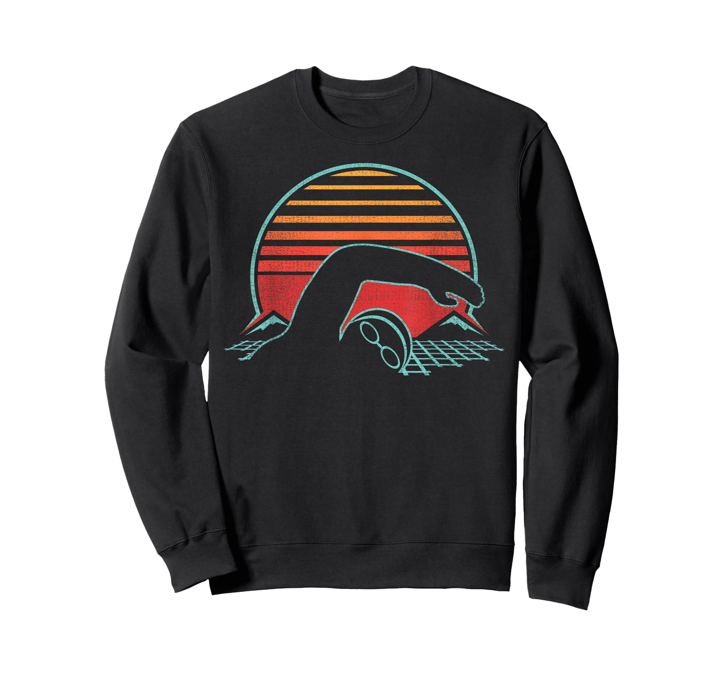 Swimming Retro Vintage 80s Style Swimmer Gift T-Shirt