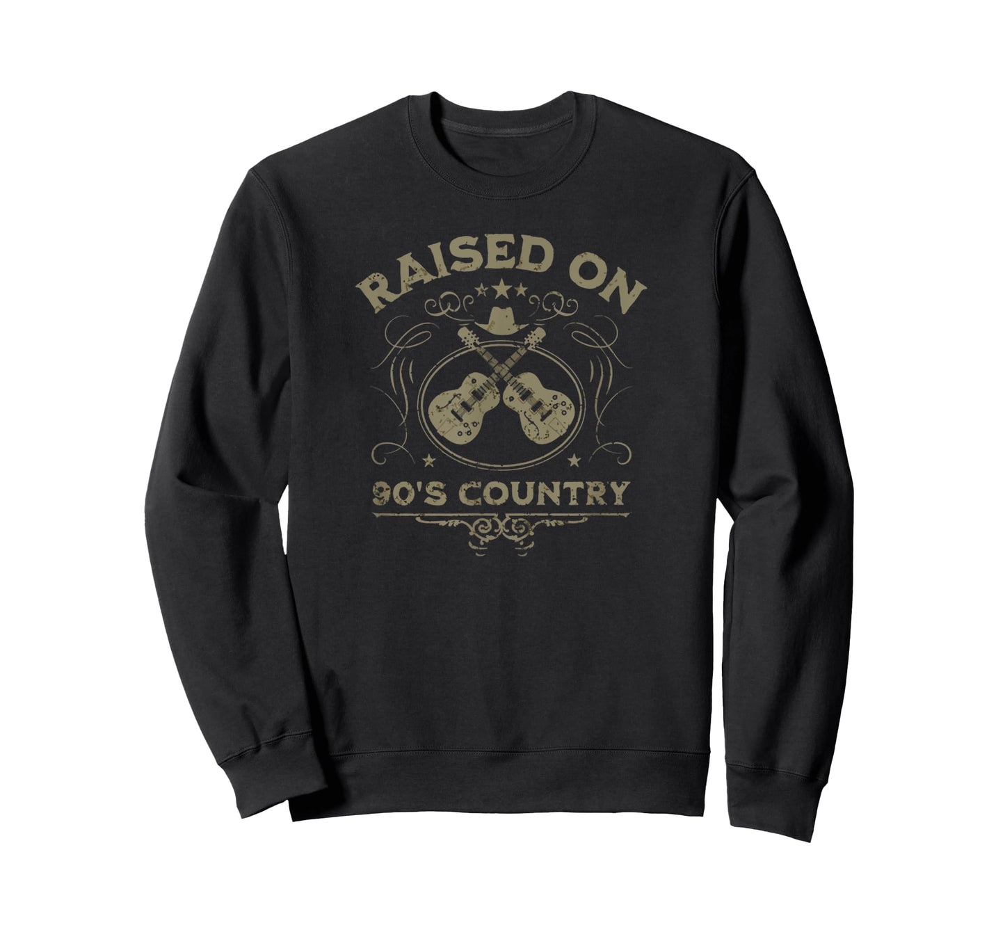 Raised On 90's Country Music Vintage Funny Retro Southern T-Shirt