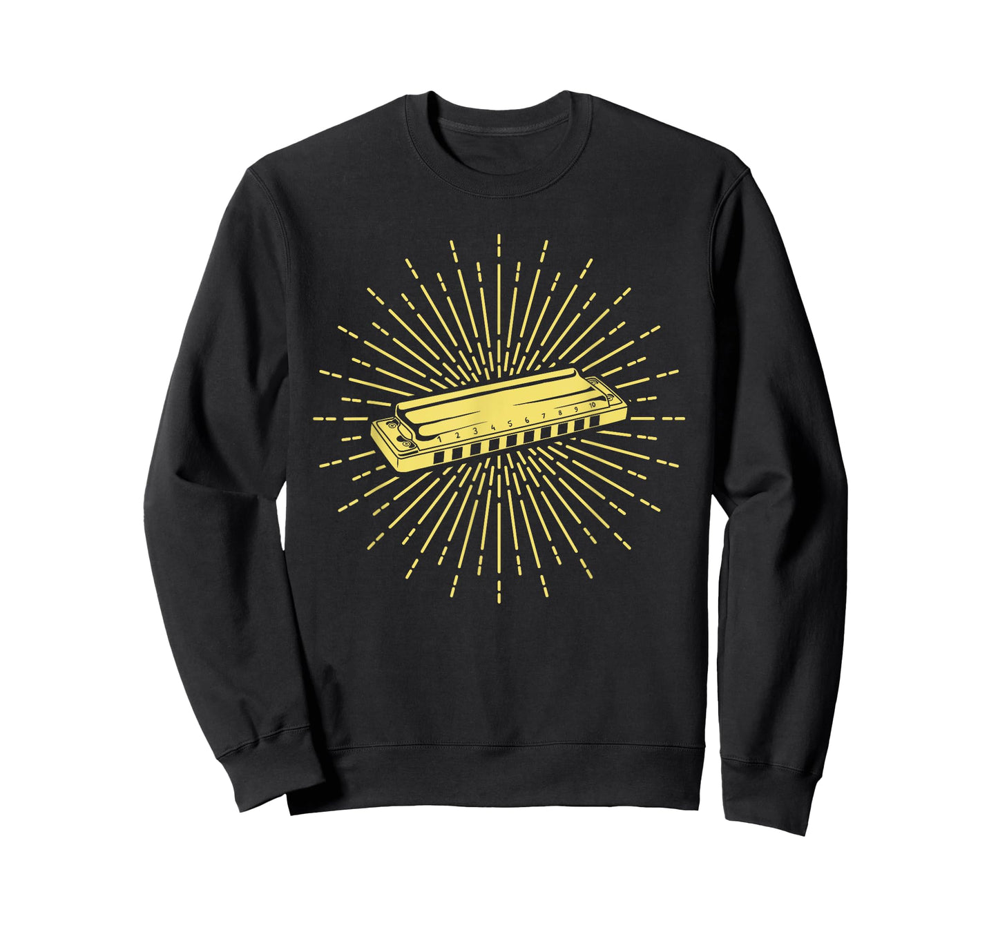 Vintage Harmonica Player Harmonicist French Harp Player T-Shirt