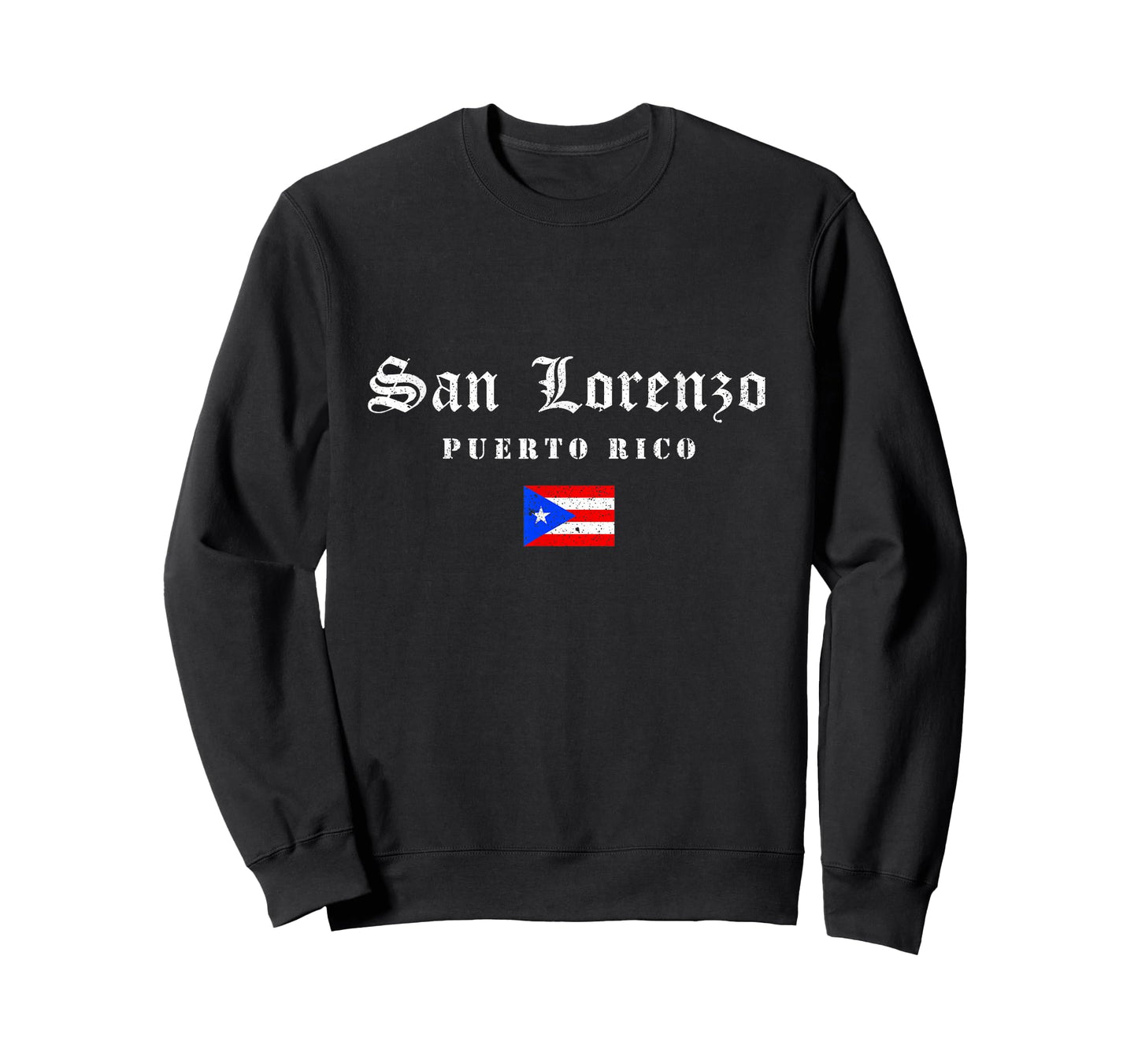 Vintage San Lorenzo Puerto Rico Flag Pride Home Root Travel T-Shirt