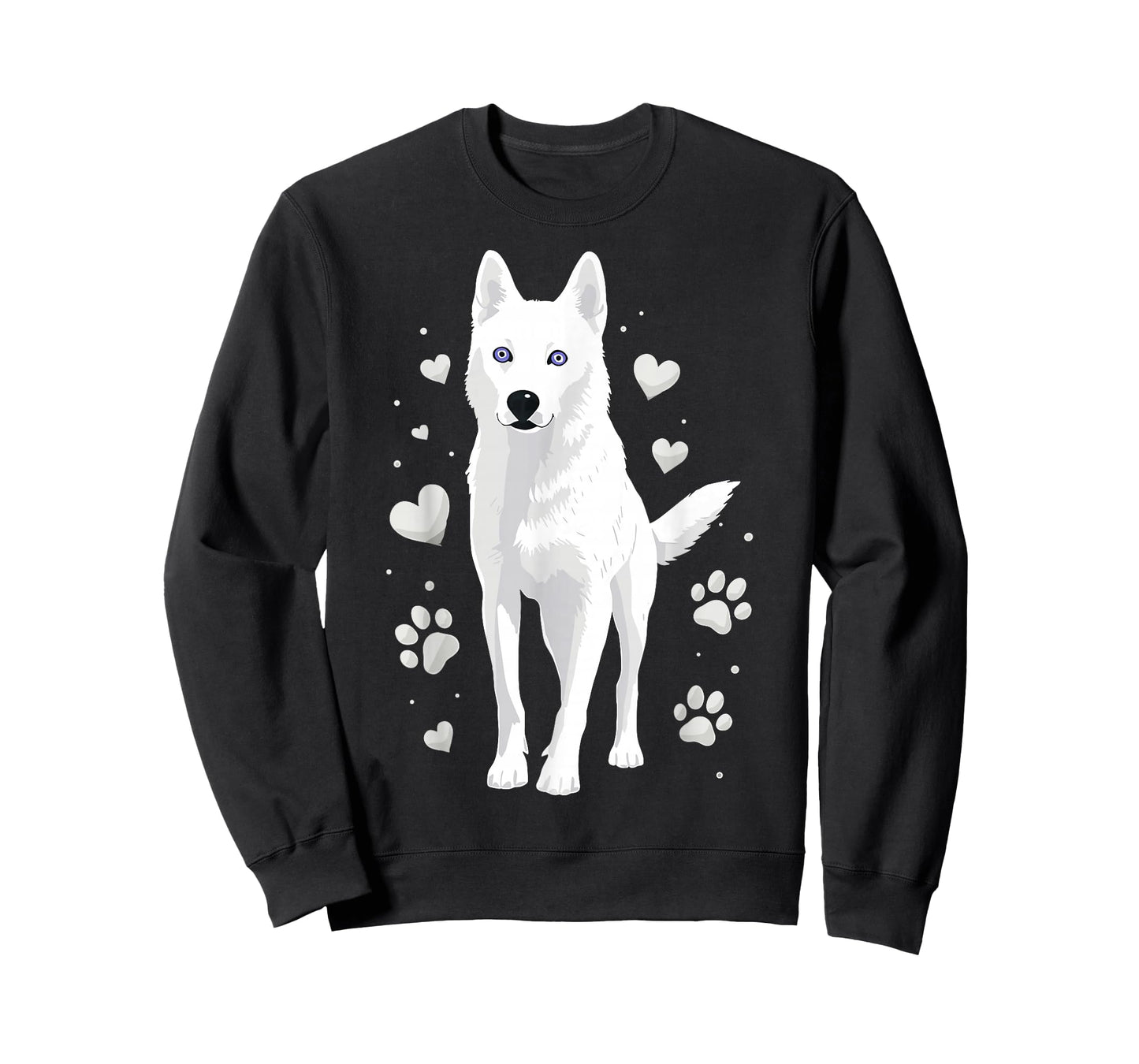 Cute Dog White Siberian Husky T-Shirt
