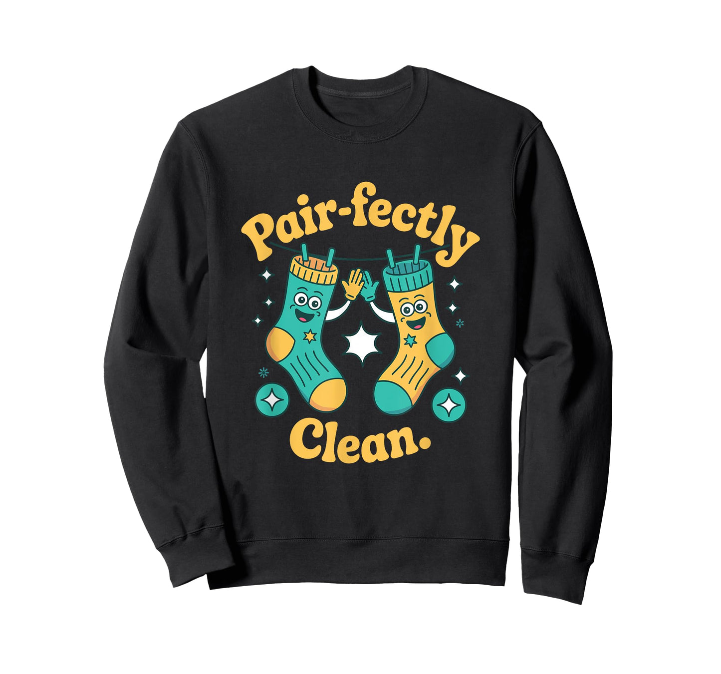 Pair-fectly Clean Socks Laundry Happy T-Shirt