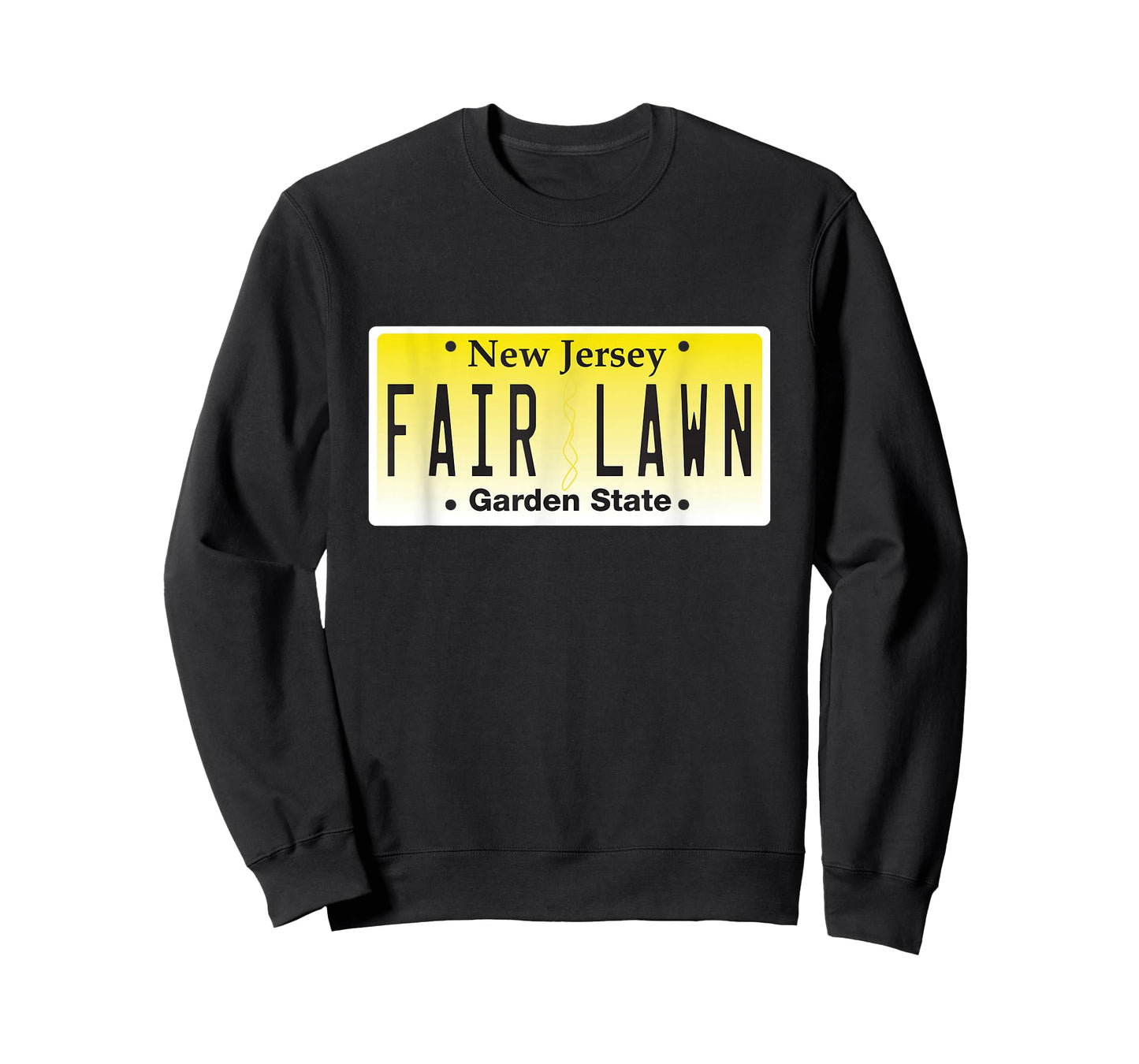 Fair Lawn New Jersey Hometown NJ License Plate Hometown T-Shirt