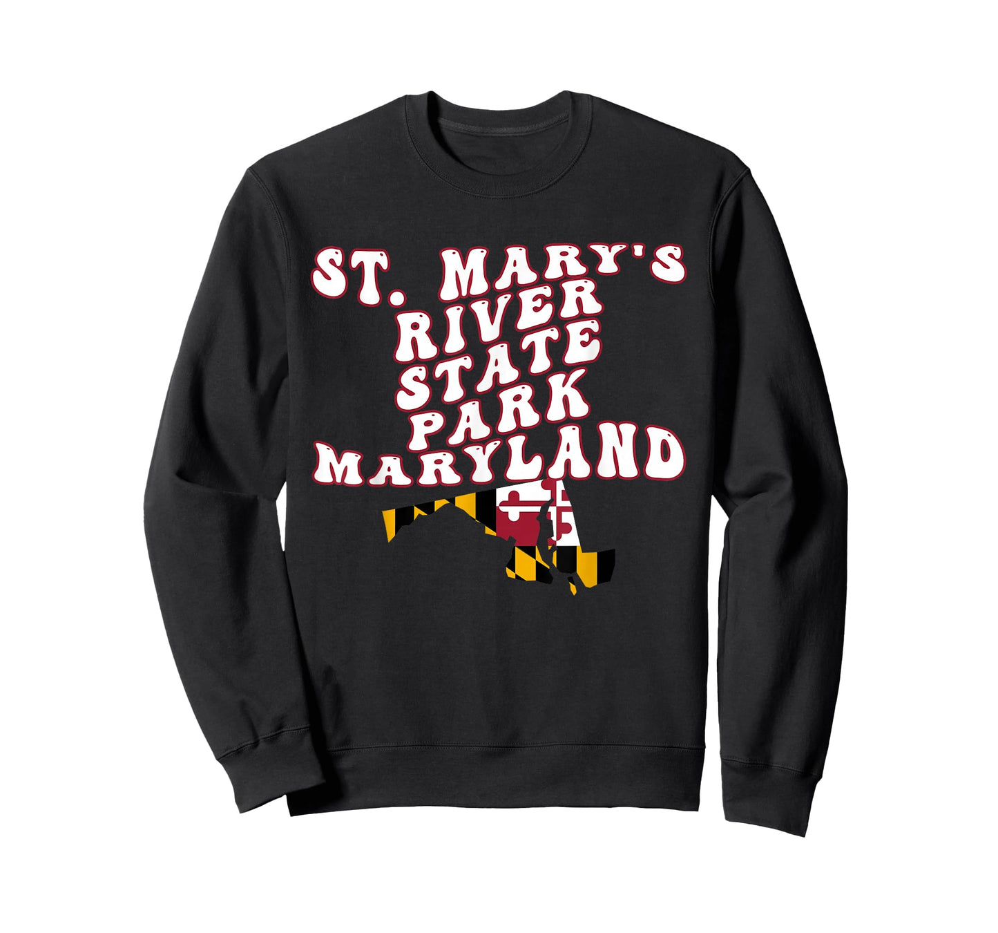 St Marys River State Park Maryland MD Flag Vacation Souvenir T-Shirt