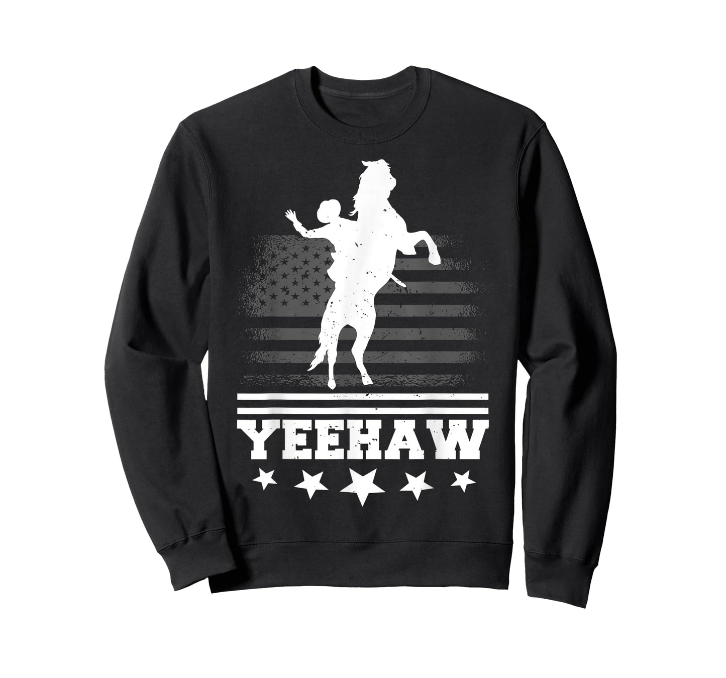 Yeehaw Cowboy Rodeo Horse Bull Riding For Men Women Kids T-Shirt