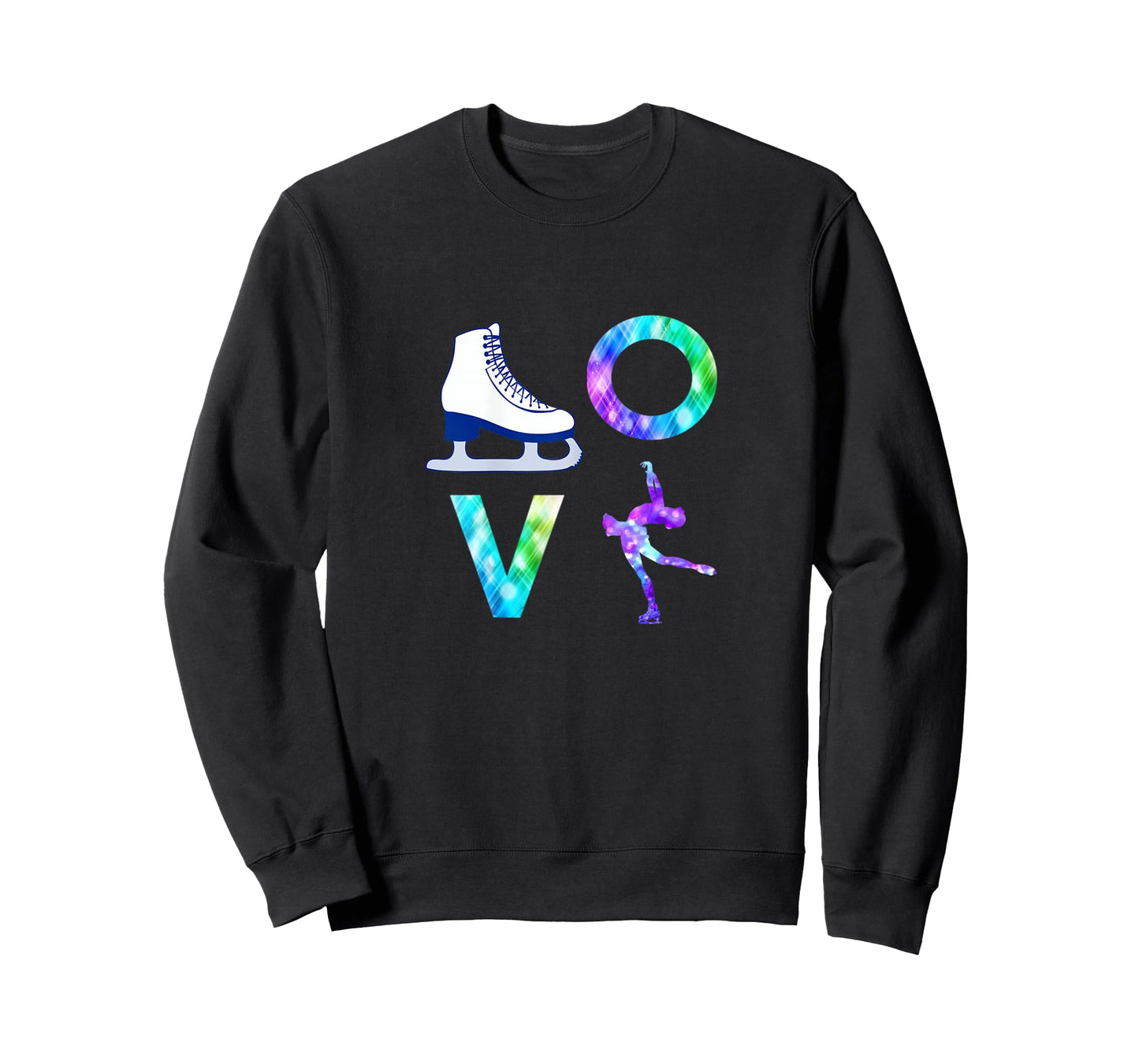 Love Figure Skating Ice Skater Girls T-Shirt