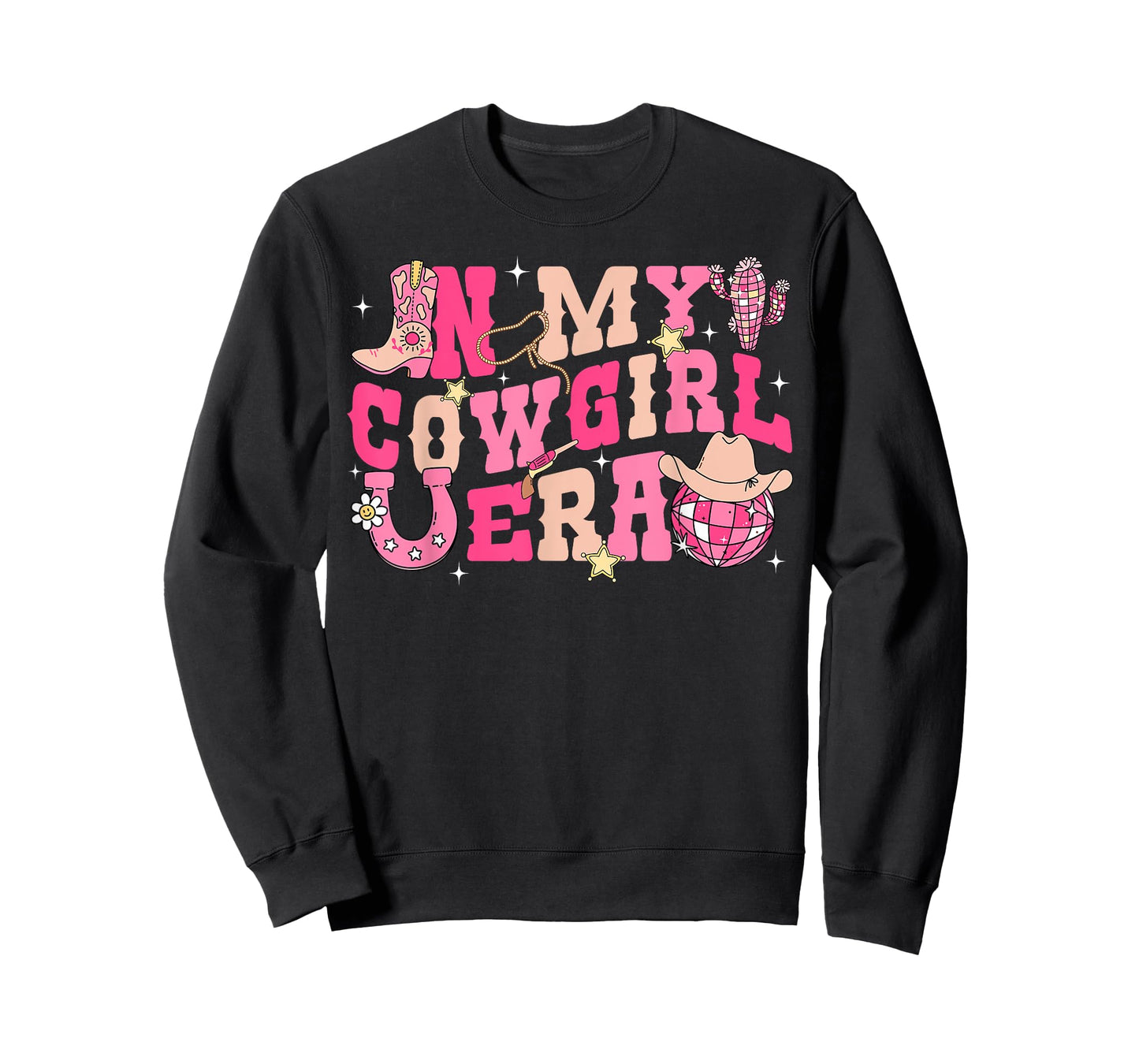 In My Cowgirl Era Groovy Cute Western Rodeo Cowgirl T-Shirt