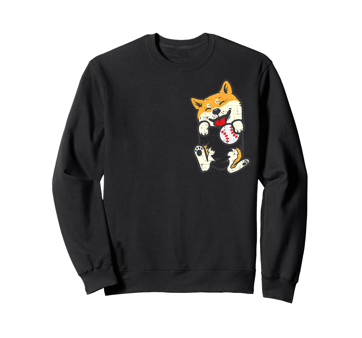 Pocket Shiba Inu Feet Baseball Japanese Dog Men Women Kids T-Shirt