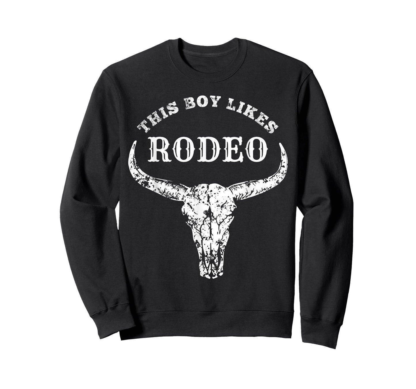 Southern Texas Cowboy Clothing Rodeo Accessories Western Country This Boy Likes Rodeo Howdy Vintage Cowboy T-Shirt