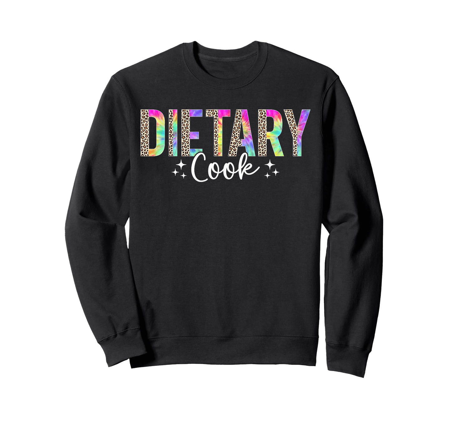 Dietary Cook Leopard Tie Dye Appreciation Week Healthcare T-Shirt
