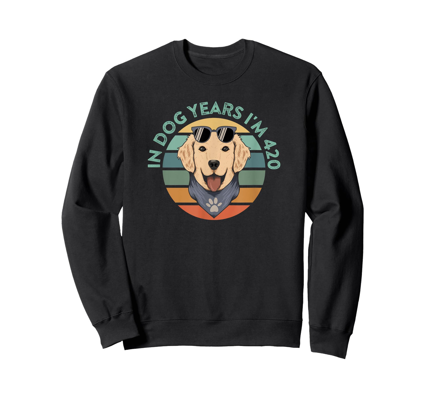 Funny 60th Birthday 420 Weed Quote In Dog Years I'm 420 Men Women T-Shirt