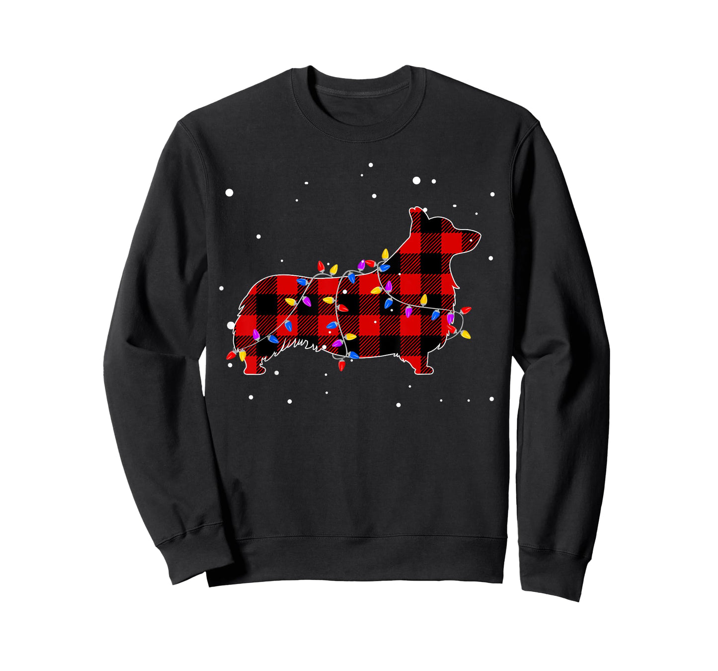 Pajamas Red Buffalo Plaid Corgi Christmas Gift Puppy Lover T-Shirt