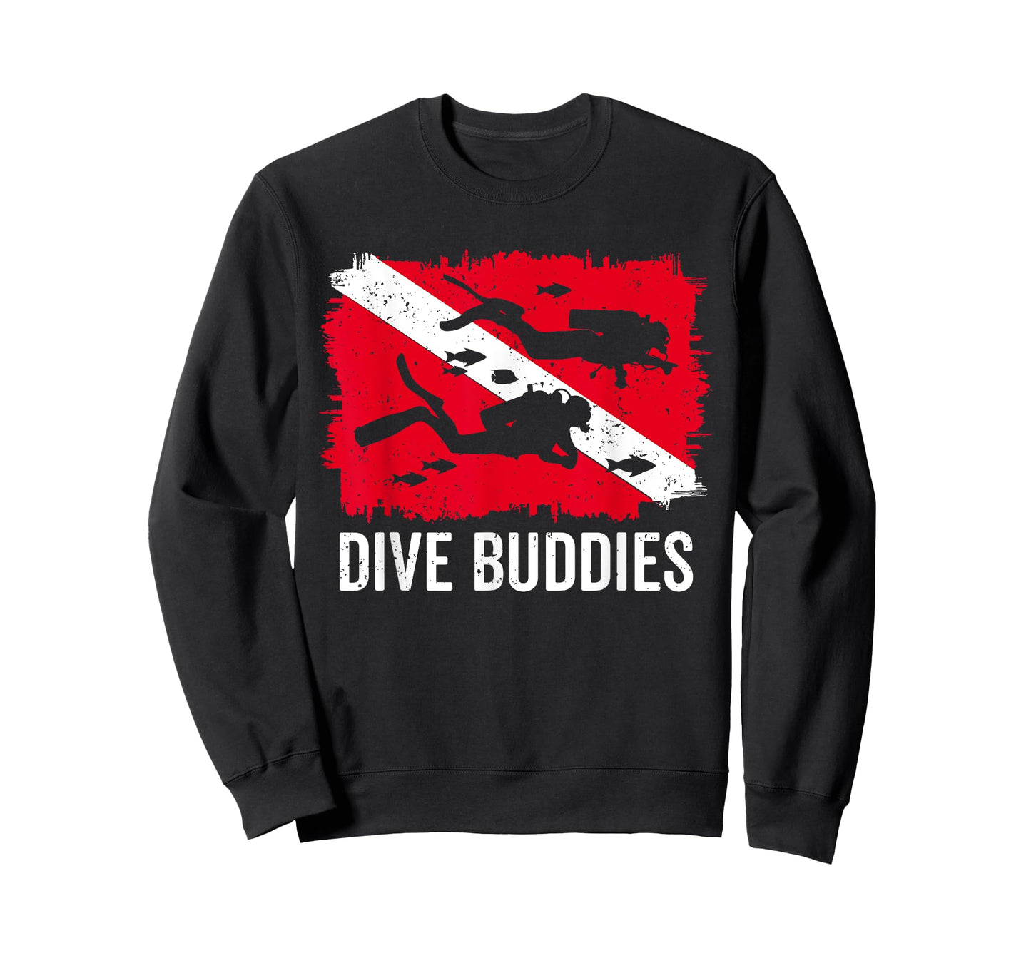 Scuba Diving Flag Shirts Men Women Dive Buddy Vintage Diving T-Shirt