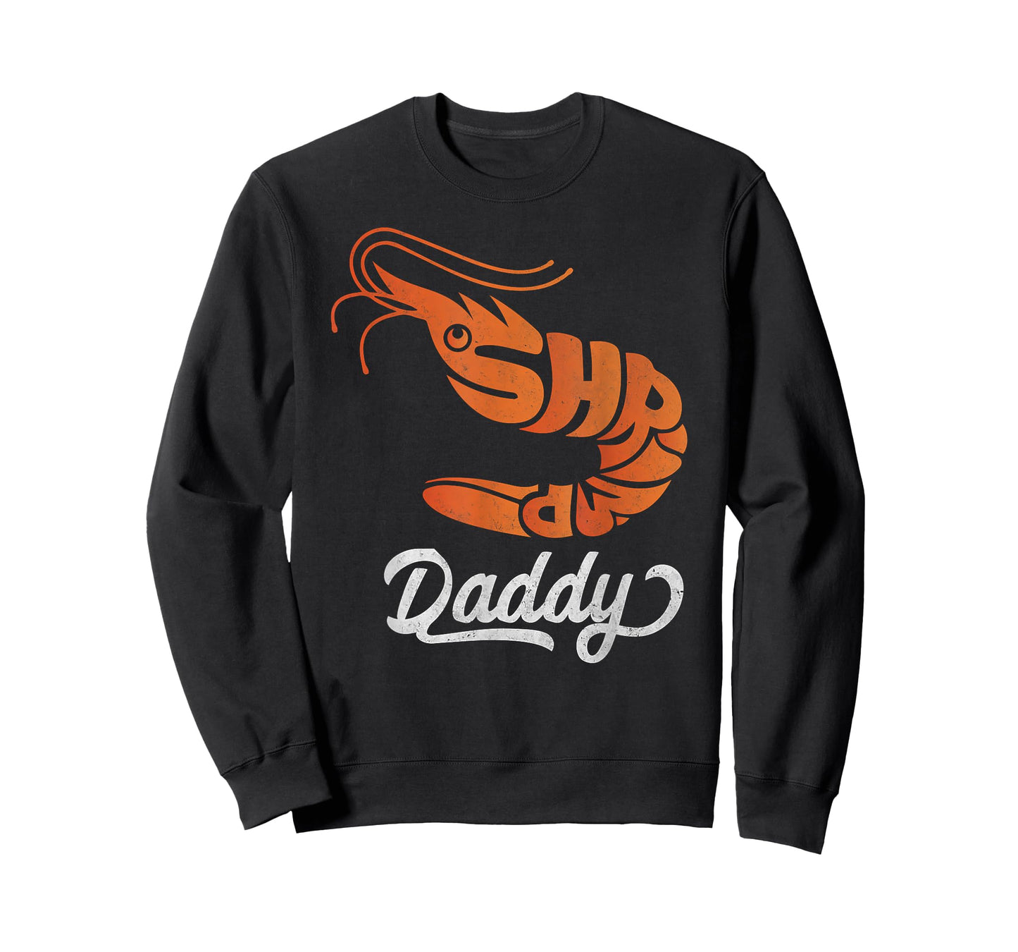 Shrimp Daddy Retro Vintage Orange Shrimp Aquarium Fish Prawn T-Shirt