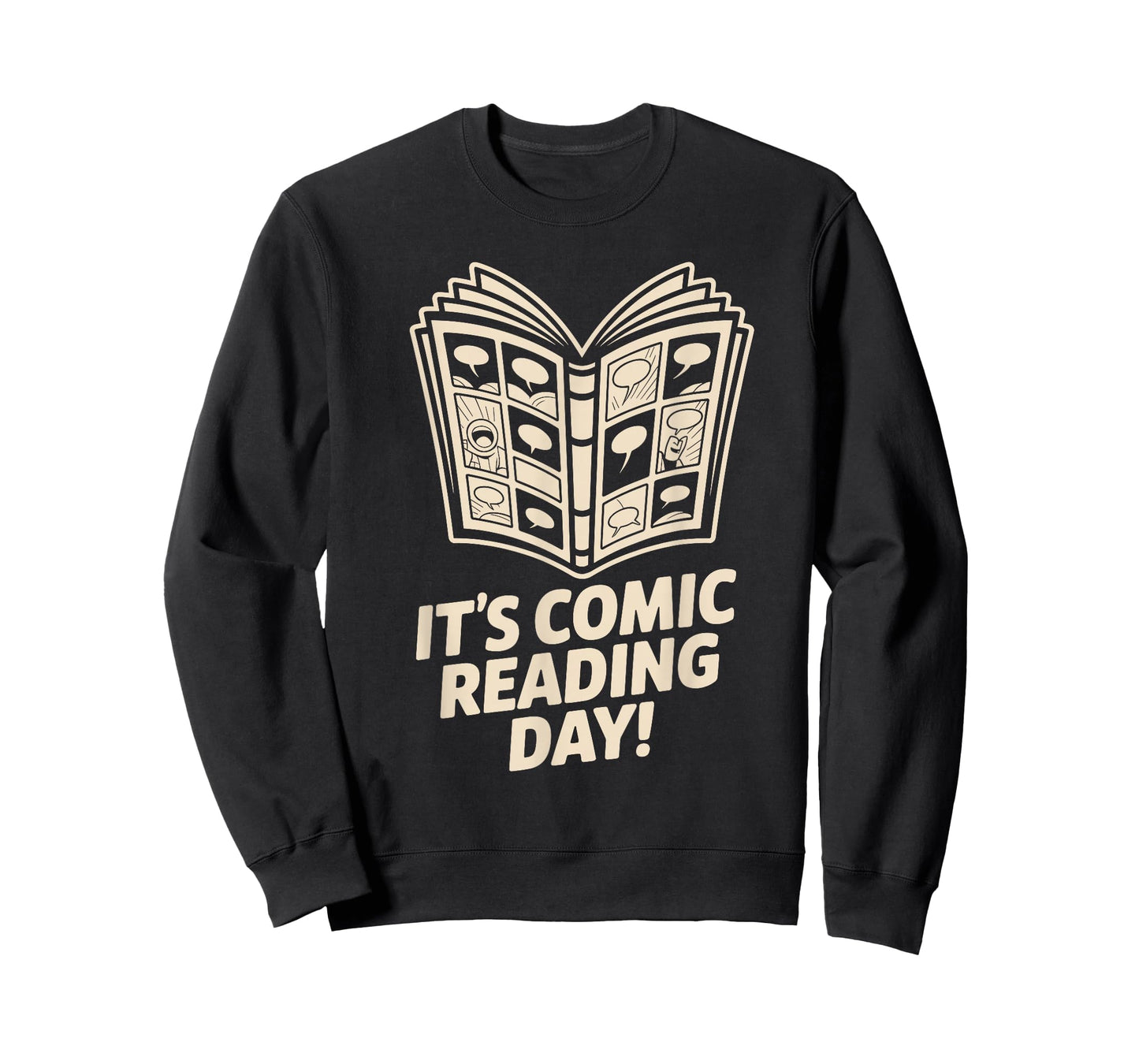 It’s Comic Reading Day Manga Cartoon Book Graphic Novel T-Shirt